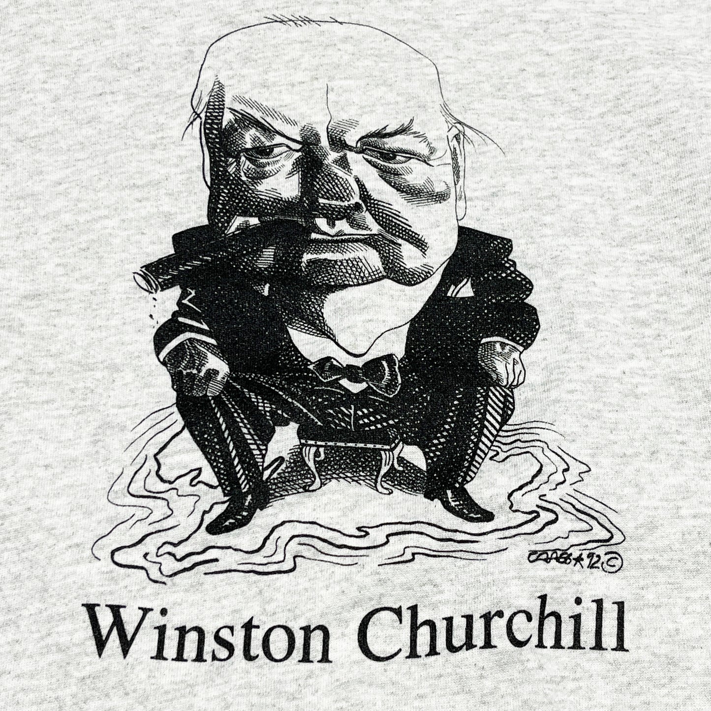 90's Hanes Winston Churchill Sweat "Largely Literary" Size (XL)