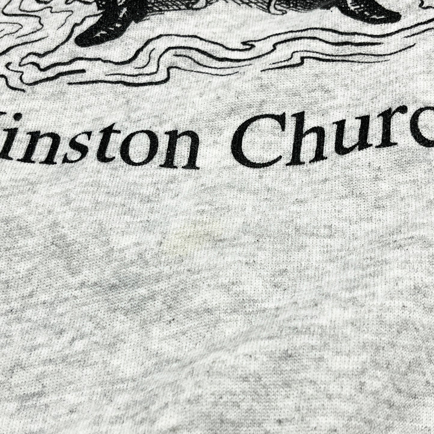 90's Hanes Winston Churchill Sweat "Largely Literary" Size (XL)