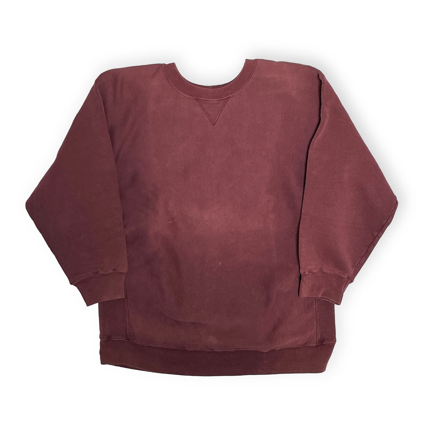 90's GAP R/W Sweat 前V バーガンディー Size (L) アメリカ製