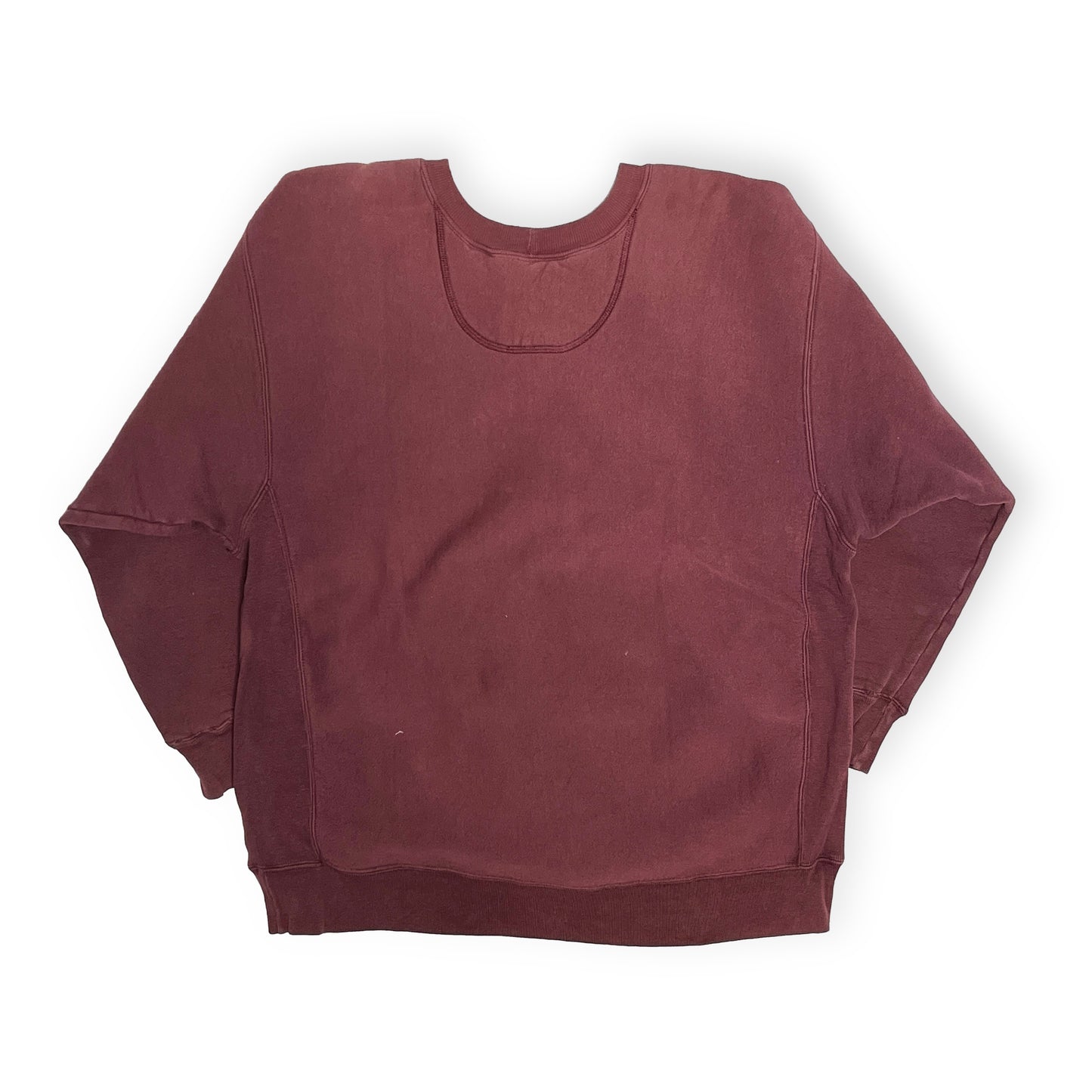 90's GAP R/W Sweat 前V バーガンディー Size (L) アメリカ製