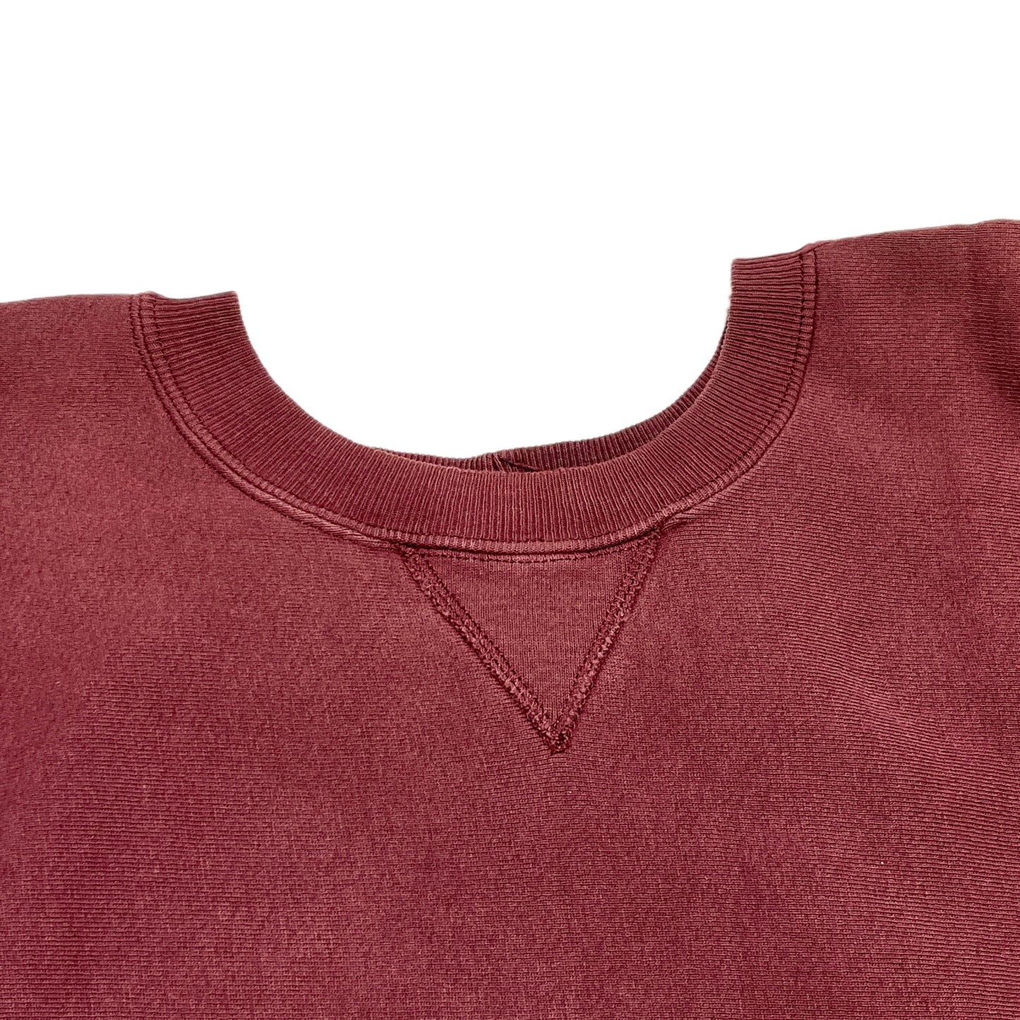 90's GAP R/W Sweat 前V バーガンディー Size (L) アメリカ製
