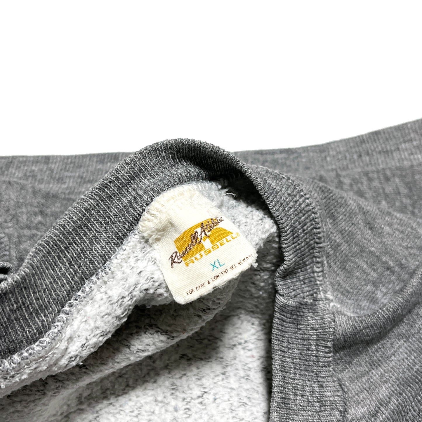 70's〜 RUSSELL Blank Sweat 霜降りグレー Size (XL)