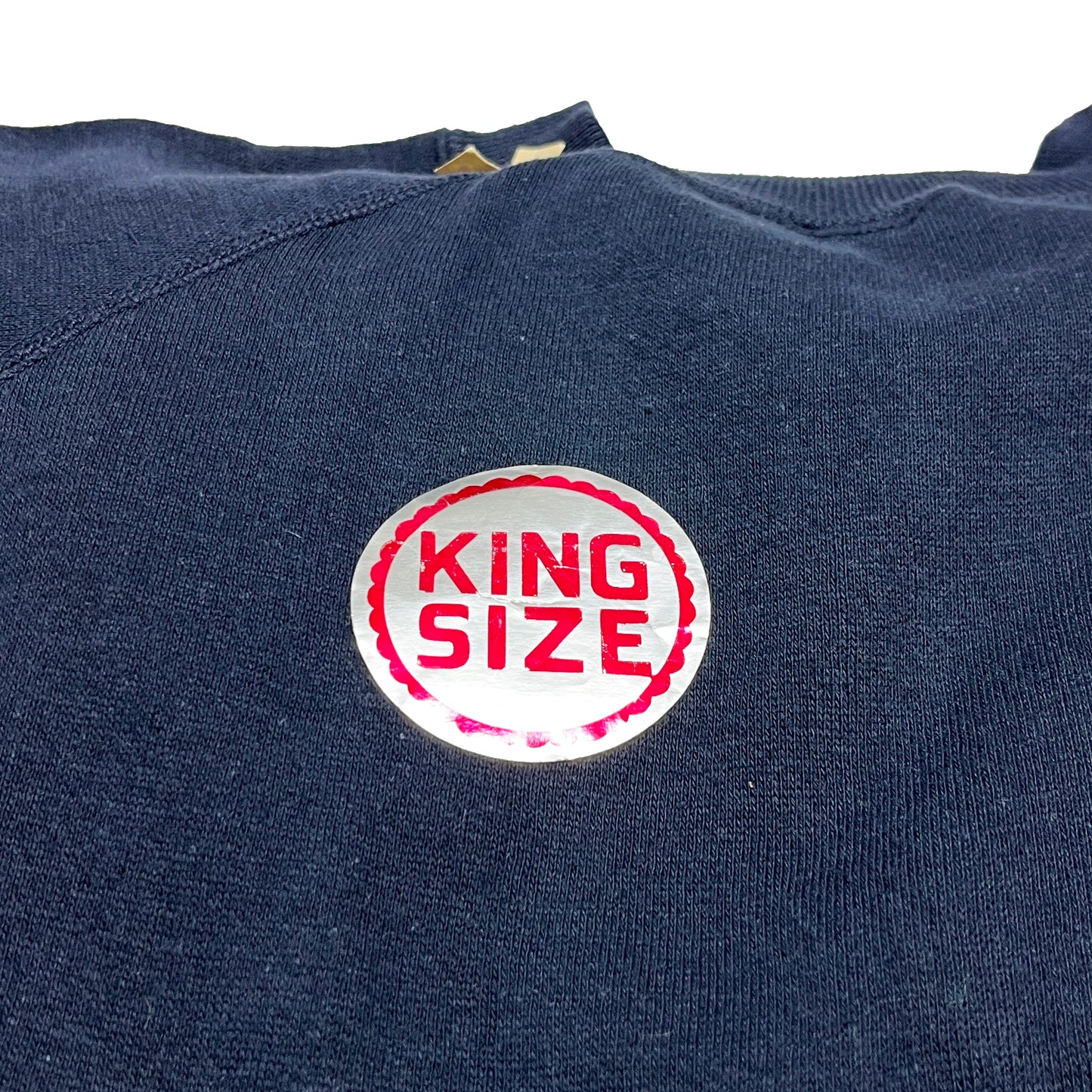 60's Unknown Blank Sweat ネイビー Deadstock 超ビッグサイズ! Size (58)