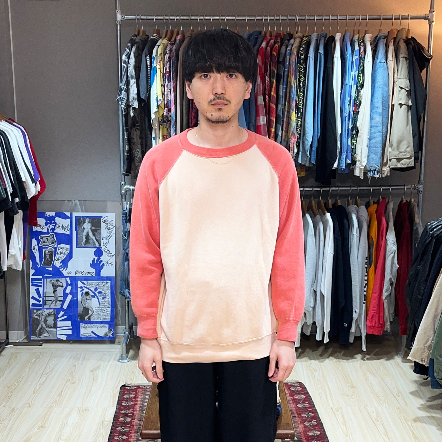 60's UnKnown 2トーン Vintage Sweat Size (XL)位 スペシャル!