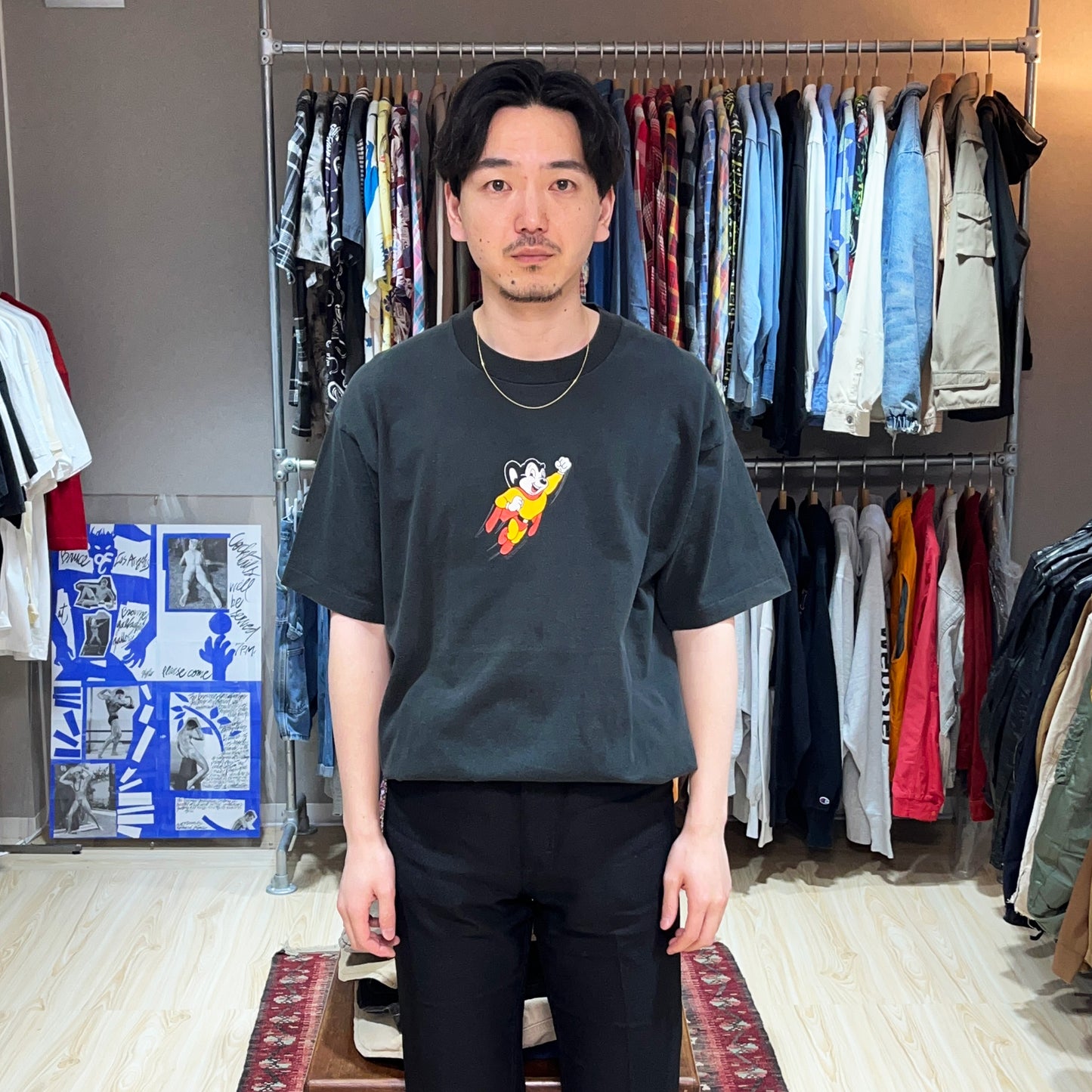 90's FRUIT OF THE LOOM Mighty Mouse T Size (XL)