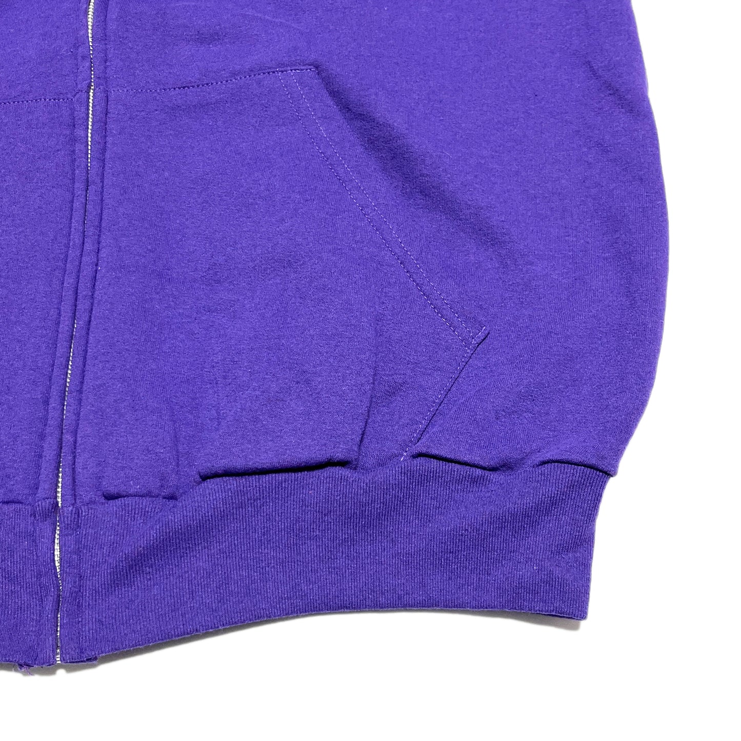 80's Hilltop Sportswear Zip Parka パープル Size (2XL) ビッグサイズ!