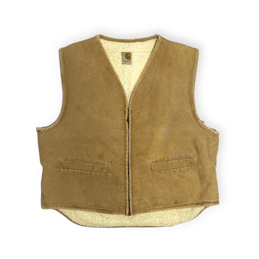 70's〜 Carhartt Duck Boa Vest Size (XL)
