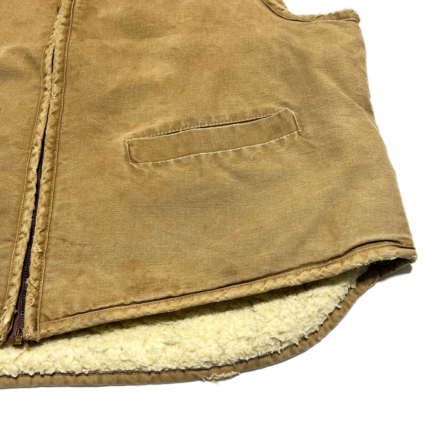 70's〜 Carhartt Duck Boa Vest Size (XL)