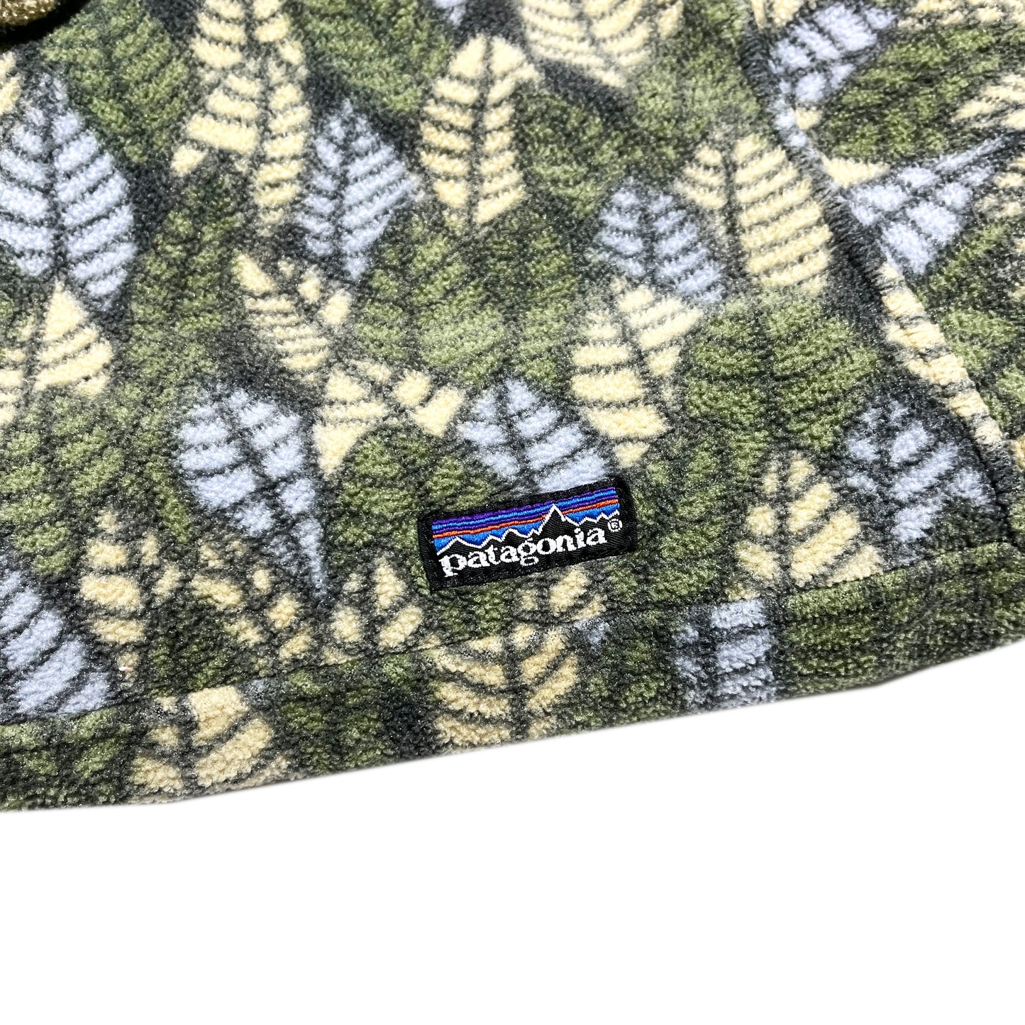 90's Patagonia Fleece Snap T "Leaf Pattern" Size (XL)