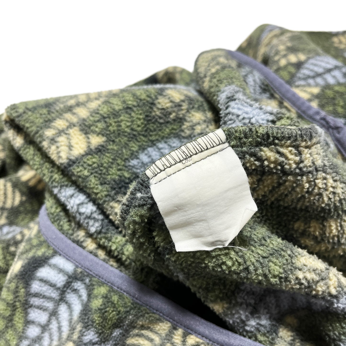 90's Patagonia Fleece Snap T "Leaf Pattern" Size (XL)