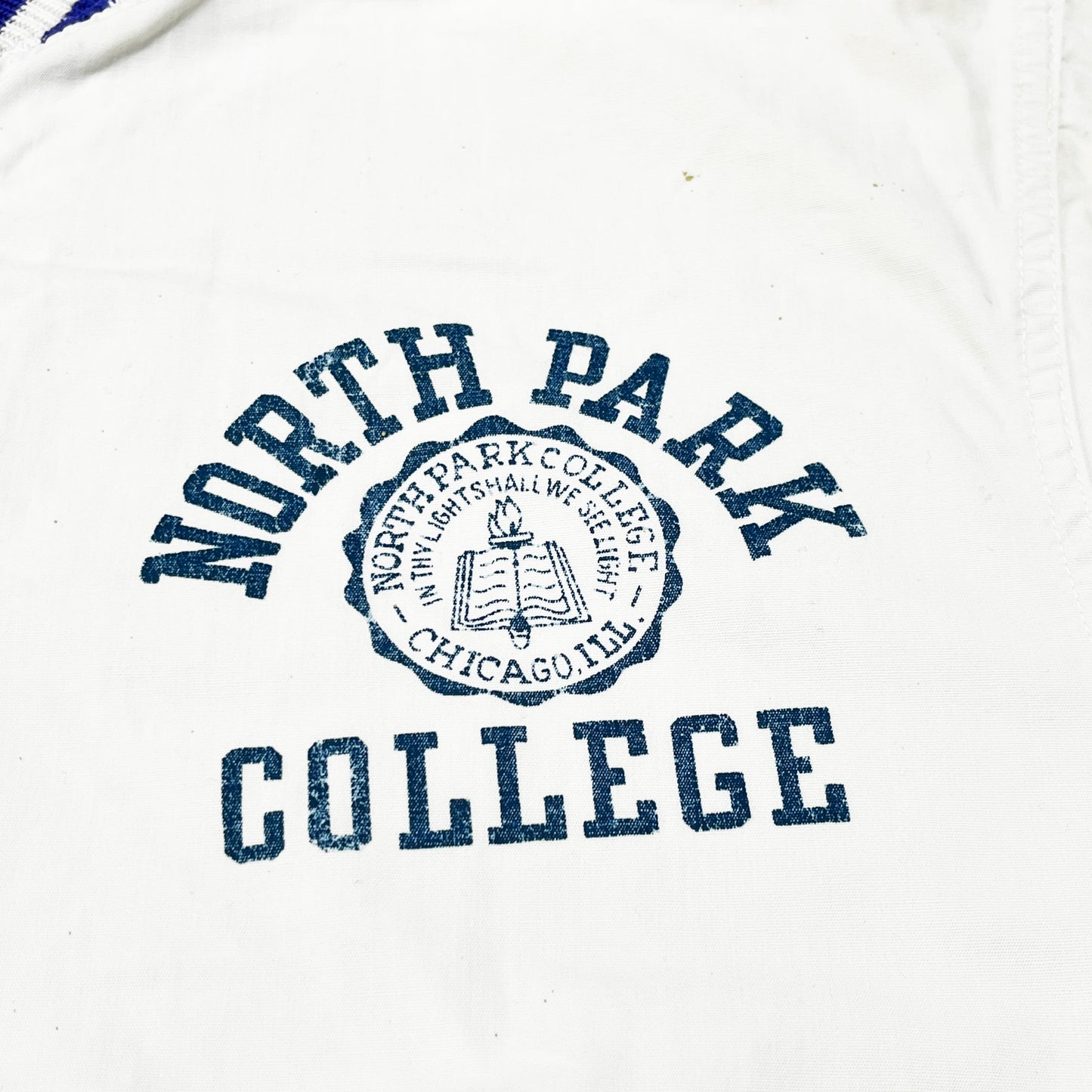 50's Champion 小文字ランタグ Sports JKT "NORTH PARK COLLEGE" Size (XL)