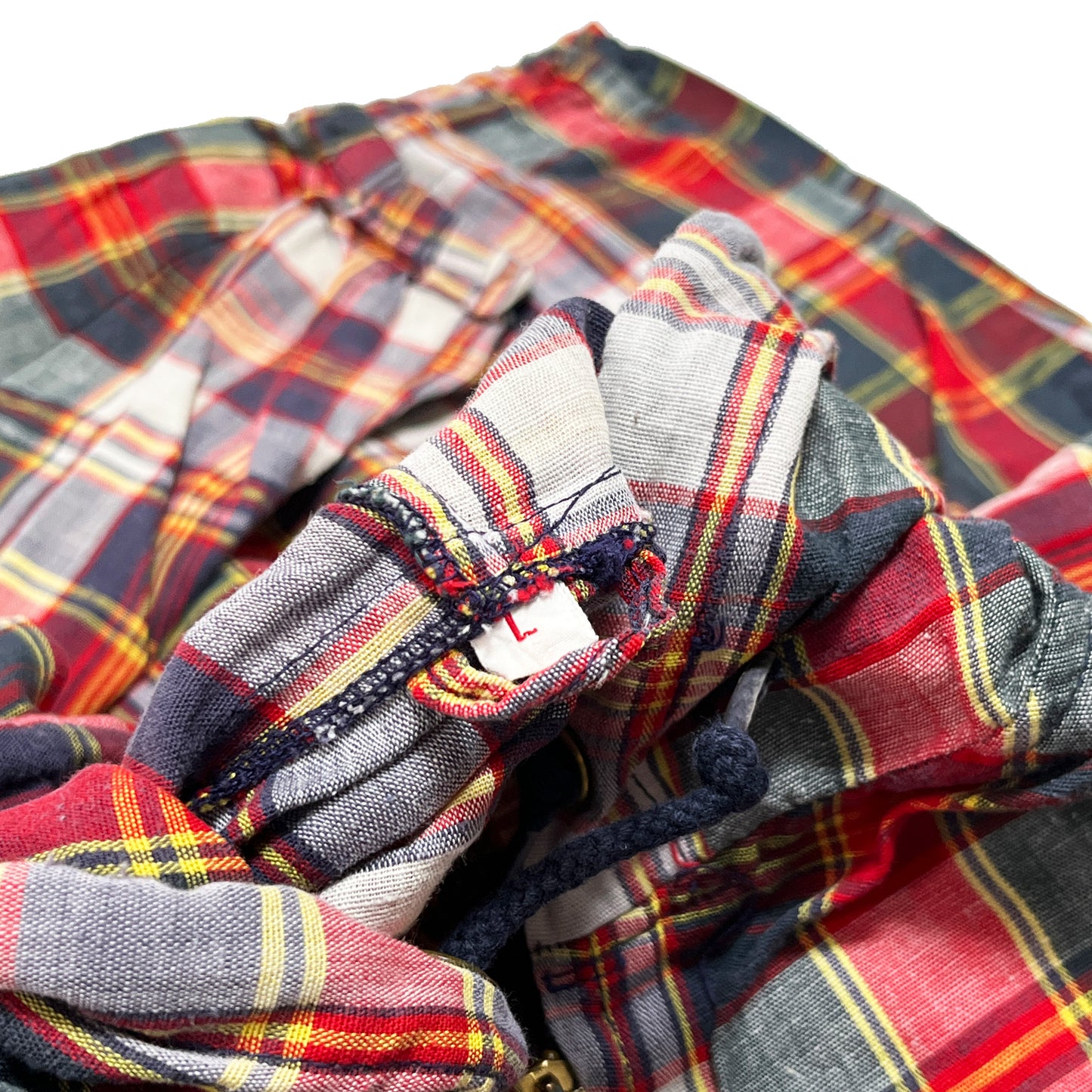 60's〜 Unknown Madras Check Zip Parka Size (L)