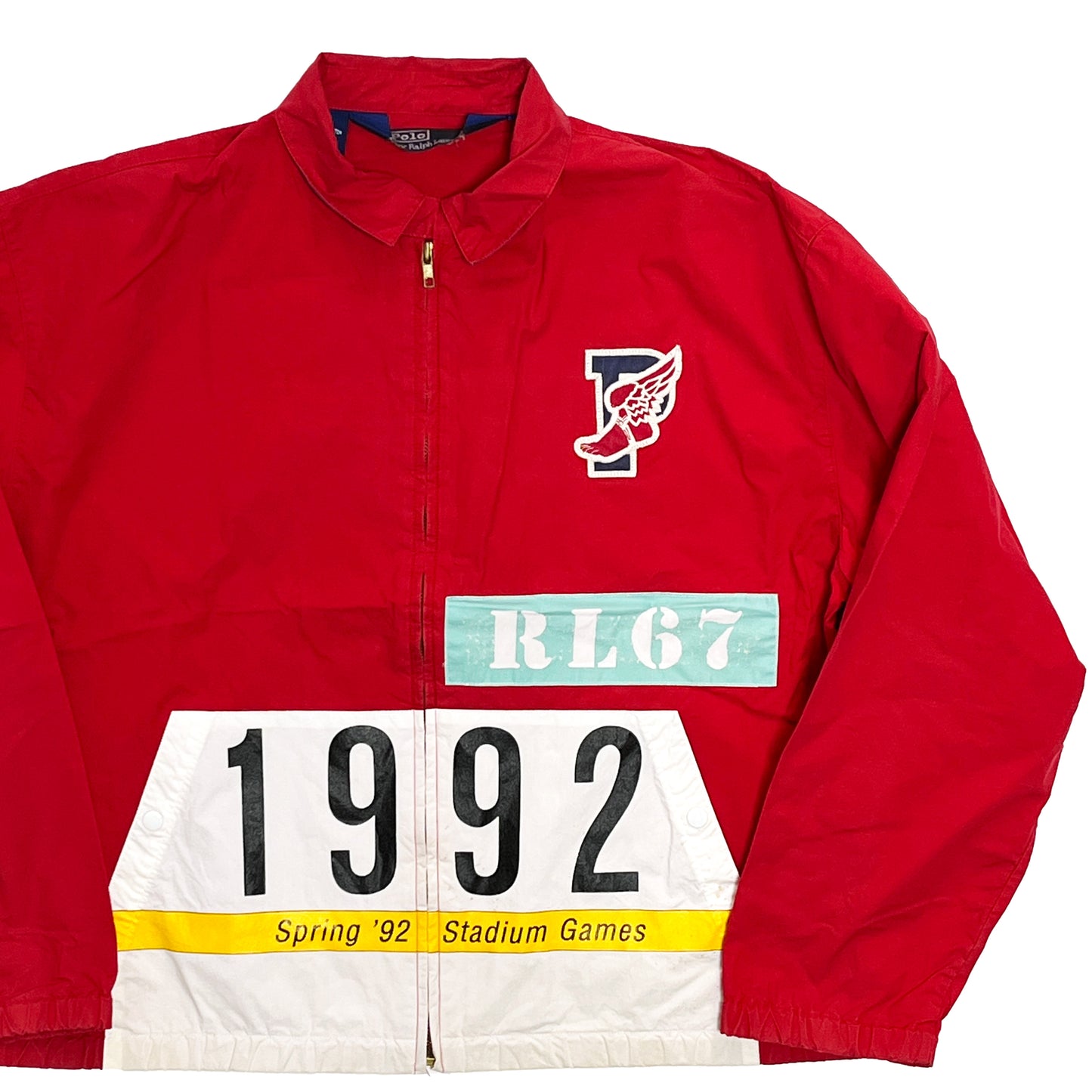 90's Ralph Lauren "Polo Stadium Collection" Swing JKT Size (L) スペシャル
