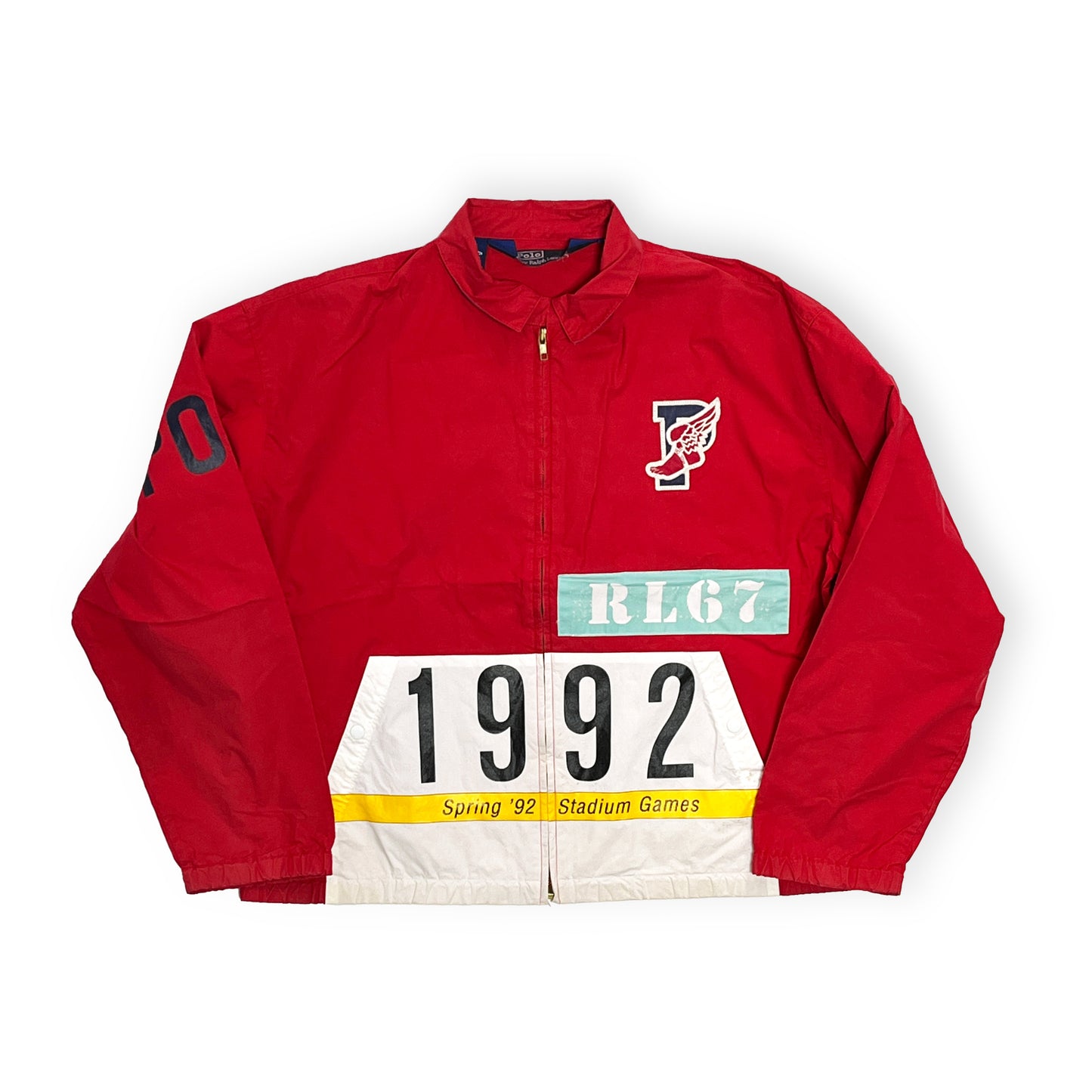 90's Ralph Lauren "Polo Stadium Collection" Swing JKT Size (L) スペシャル