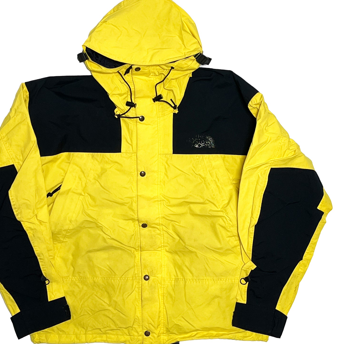 90's The North Face Mountain JKT GORE=TEX Yellow Black 極上カラー Size (XL)