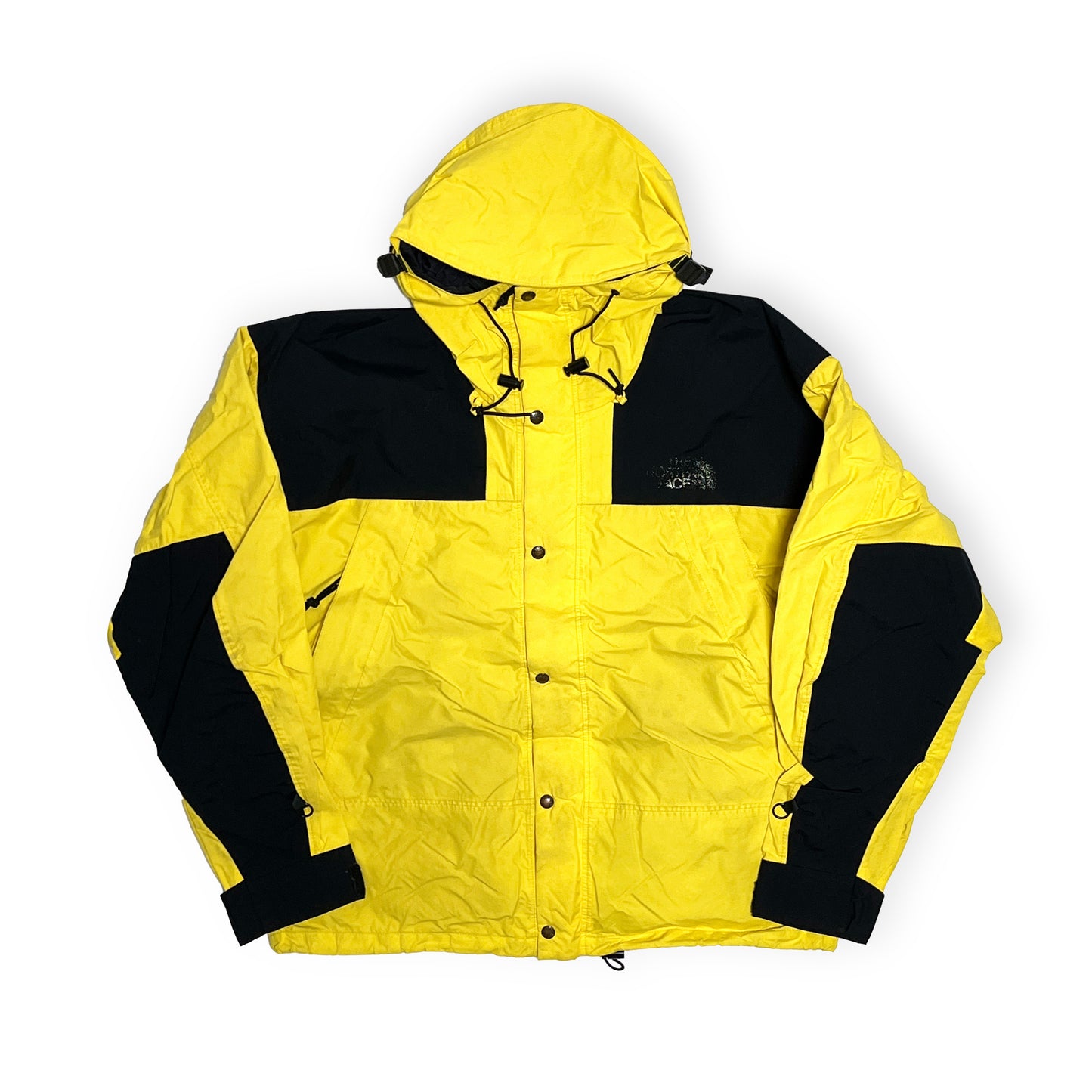 90's The North Face Mountain JKT GORE=TEX Yellow Black 極上カラー Size (XL)