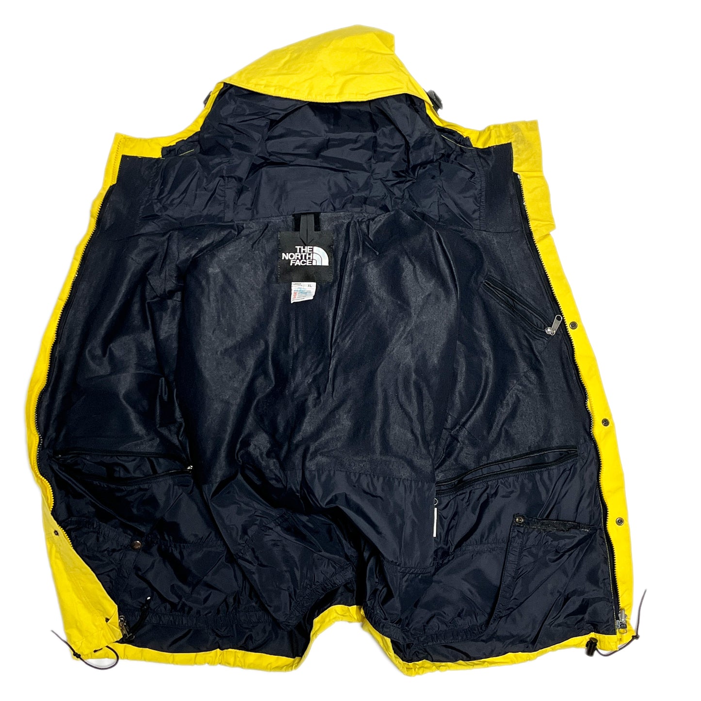 90's The North Face Mountain JKT GORE=TEX Yellow Black 極上カラー Size (XL)