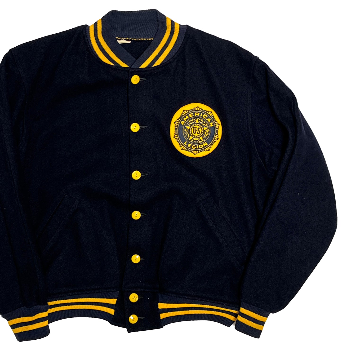 60's Champion Award JKT "AMERICAN LEGION" ボタスタ Size (XL) レア!