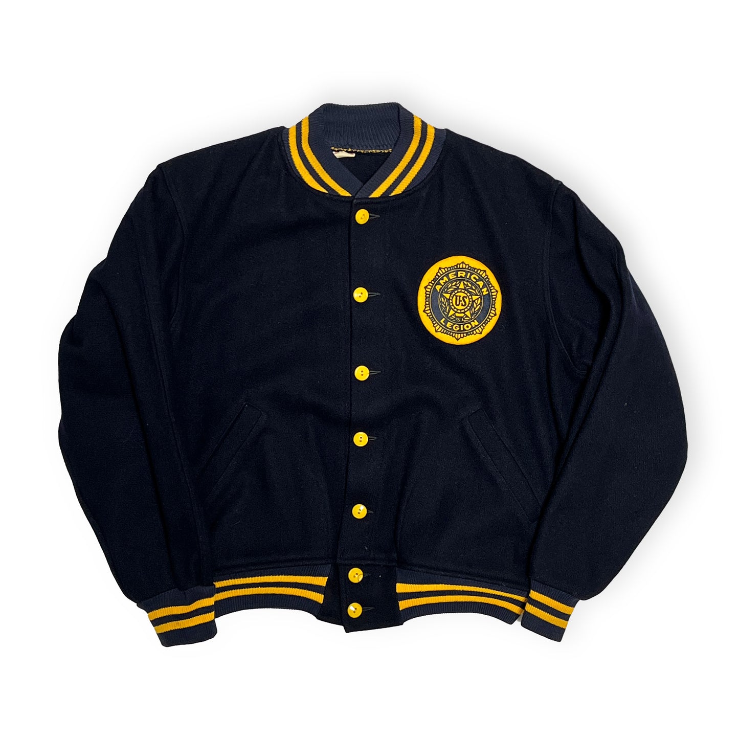 60's Champion Award JKT "AMERICAN LEGION" ボタスタ Size (XL) レア!