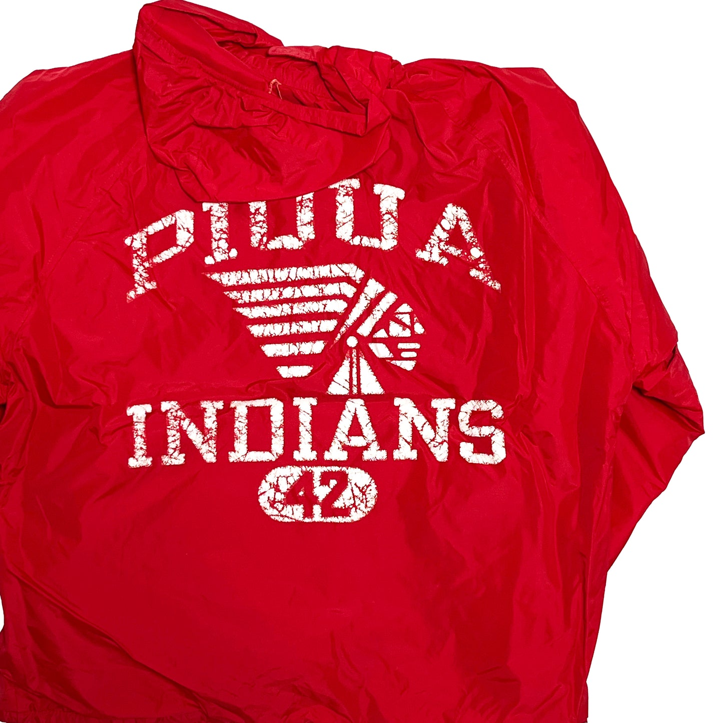 80's Champion Bench Coat "Piqua Indians" Size (XL)