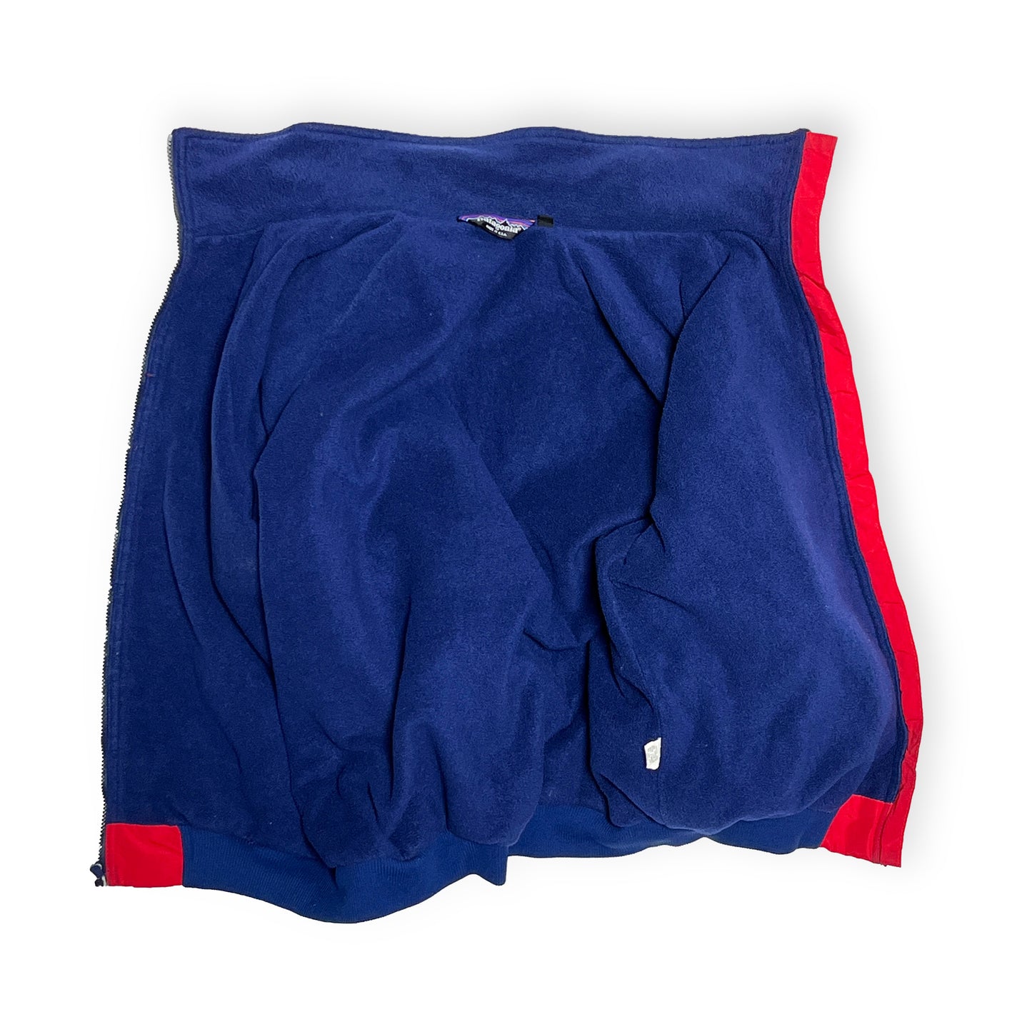 80's Patagonia Shelled Synchilla JKT Red X Navy Size (XL)