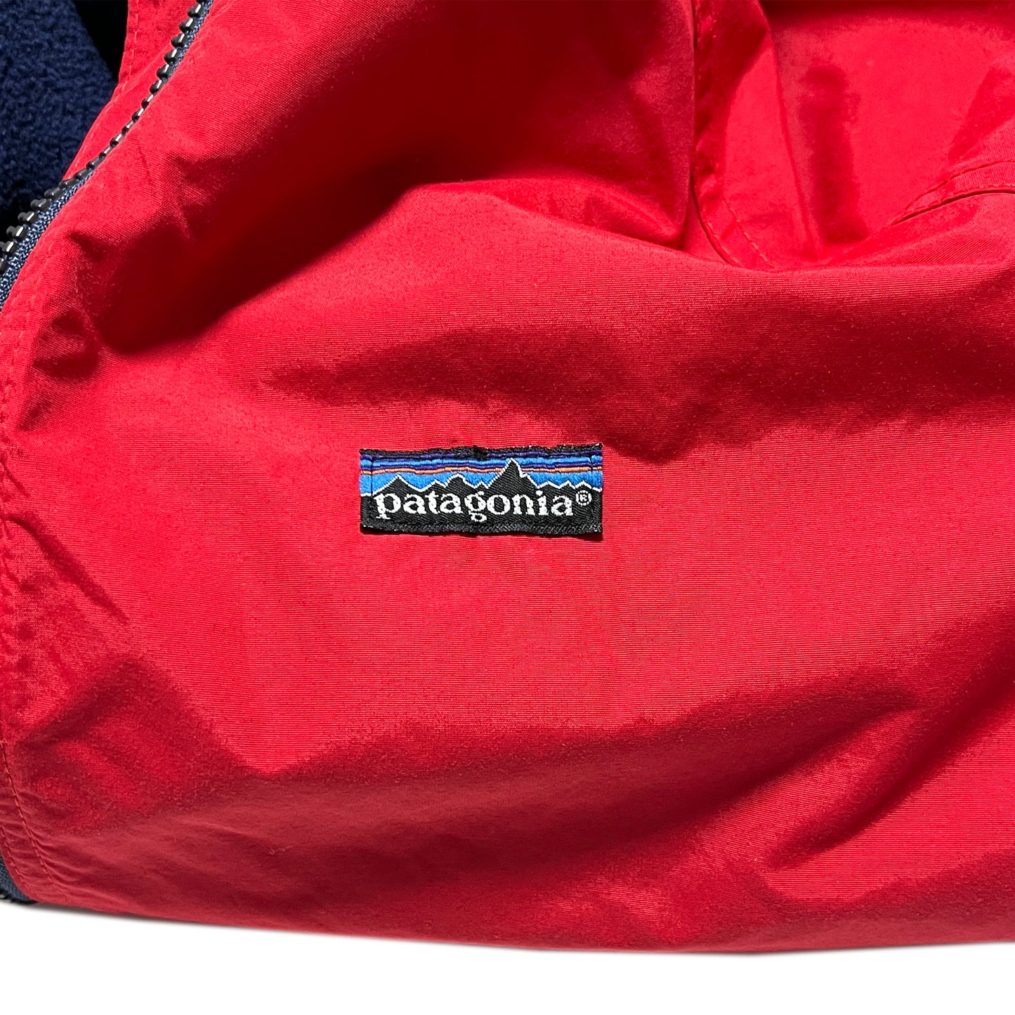 80's Patagonia Shelled Synchilla JKT Red X Navy Size (XL)