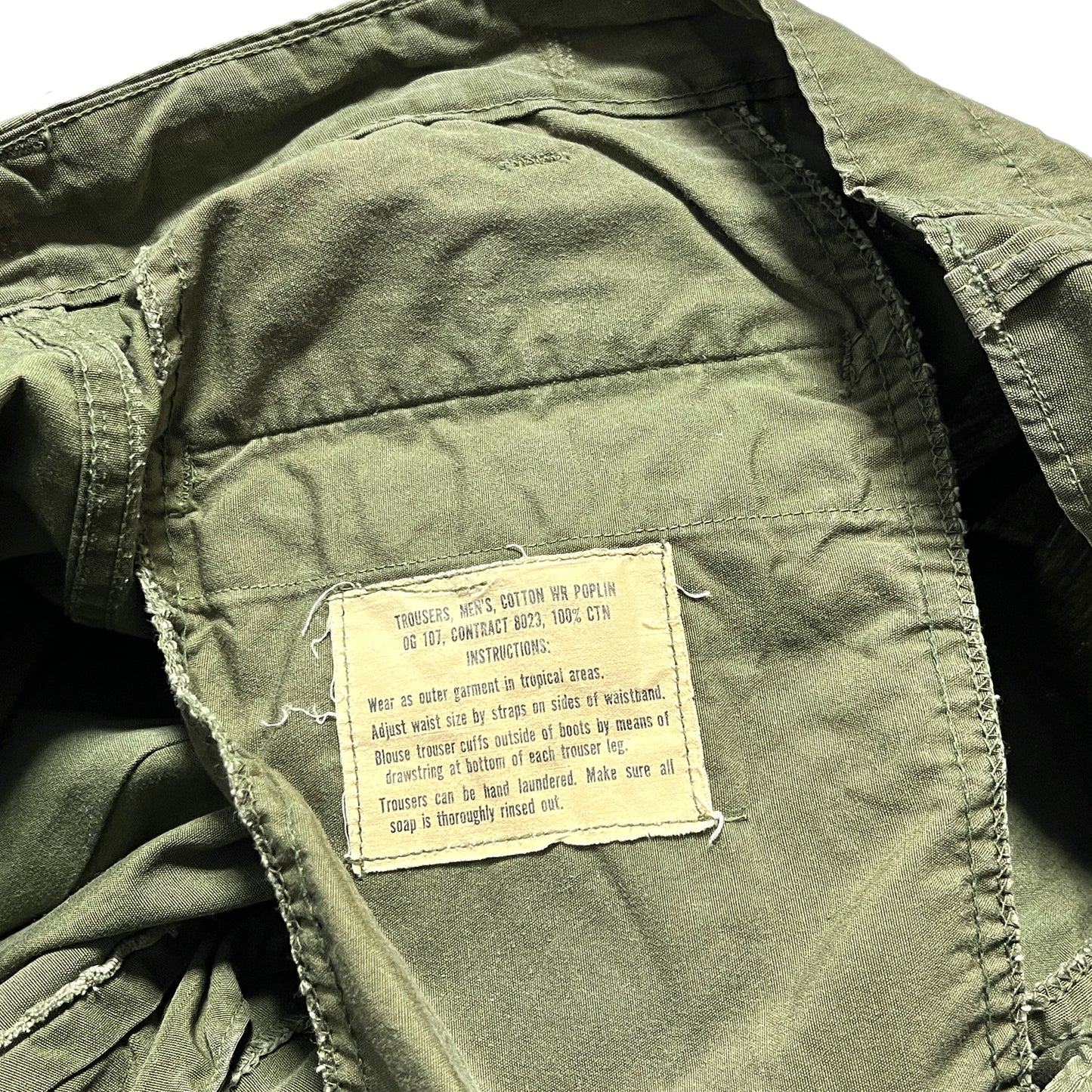 60's U.S.ARMY ジャングルファティーグPT 1st TYPE Size (L-S)