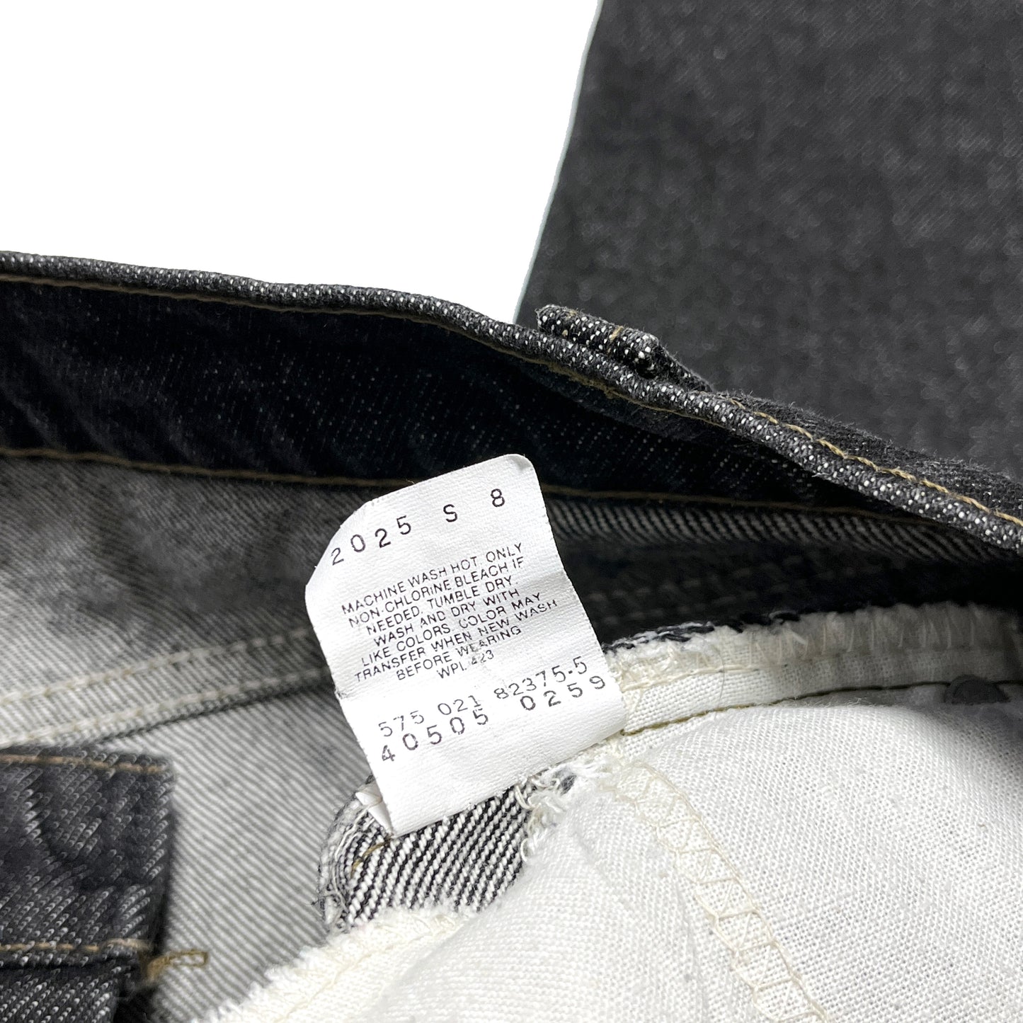 90's Levi's 505 Black Deinm PT 先染め Size (W37 L31)位