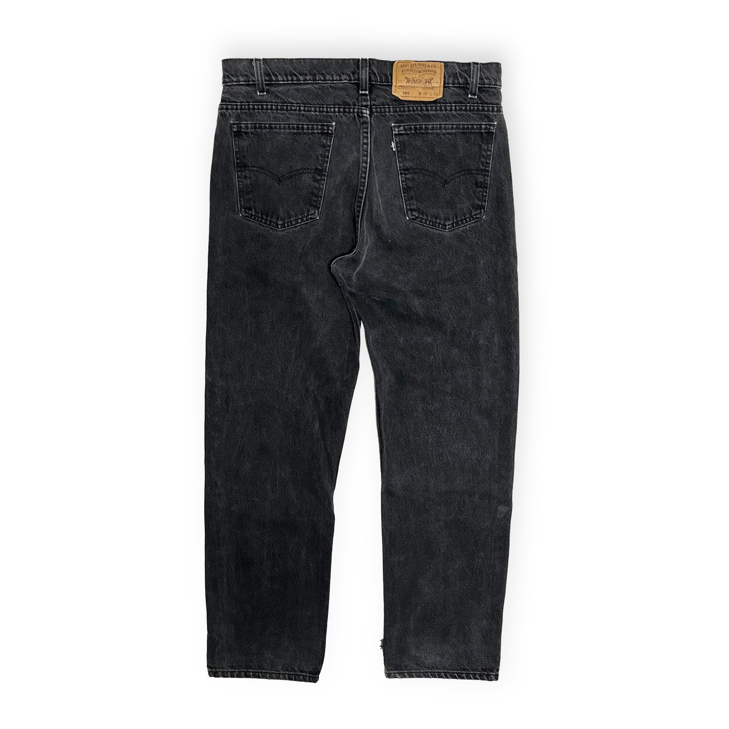 90's Levi's 505 Black Deinm PT Size (W36 L30)位