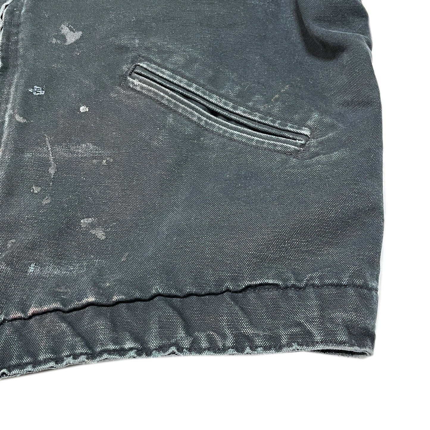 アメリカ製 Carhartt DETROIT JKT ブラック Size (44-R)