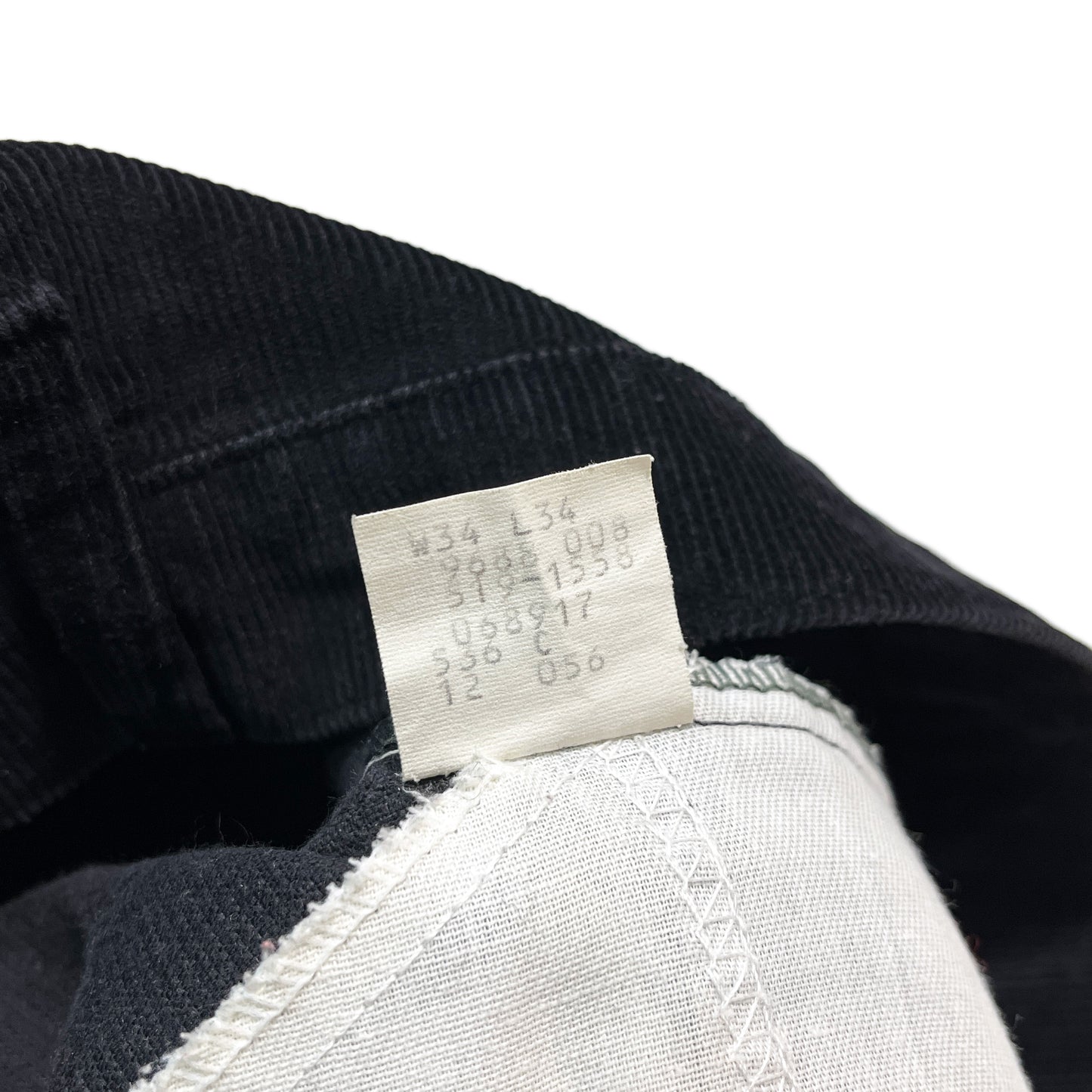 80's Levi's 519 Black Cords PT Size (W33.5 L34)位