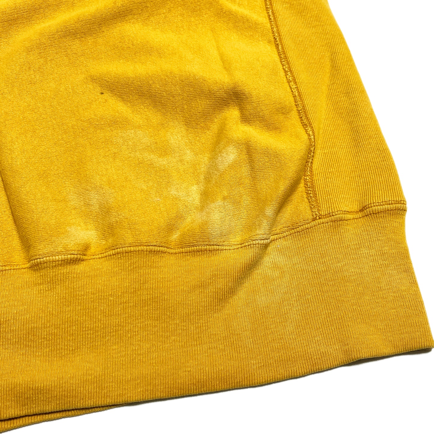 80's Champion R/W Crew Mustard 目無し Size (L)