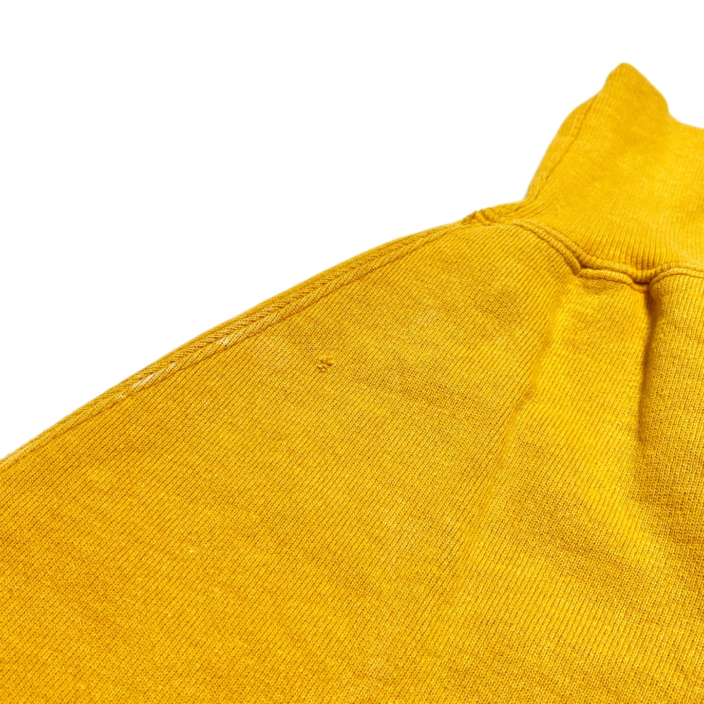 80's Champion R/W Crew Mustard 目無し Size (L)