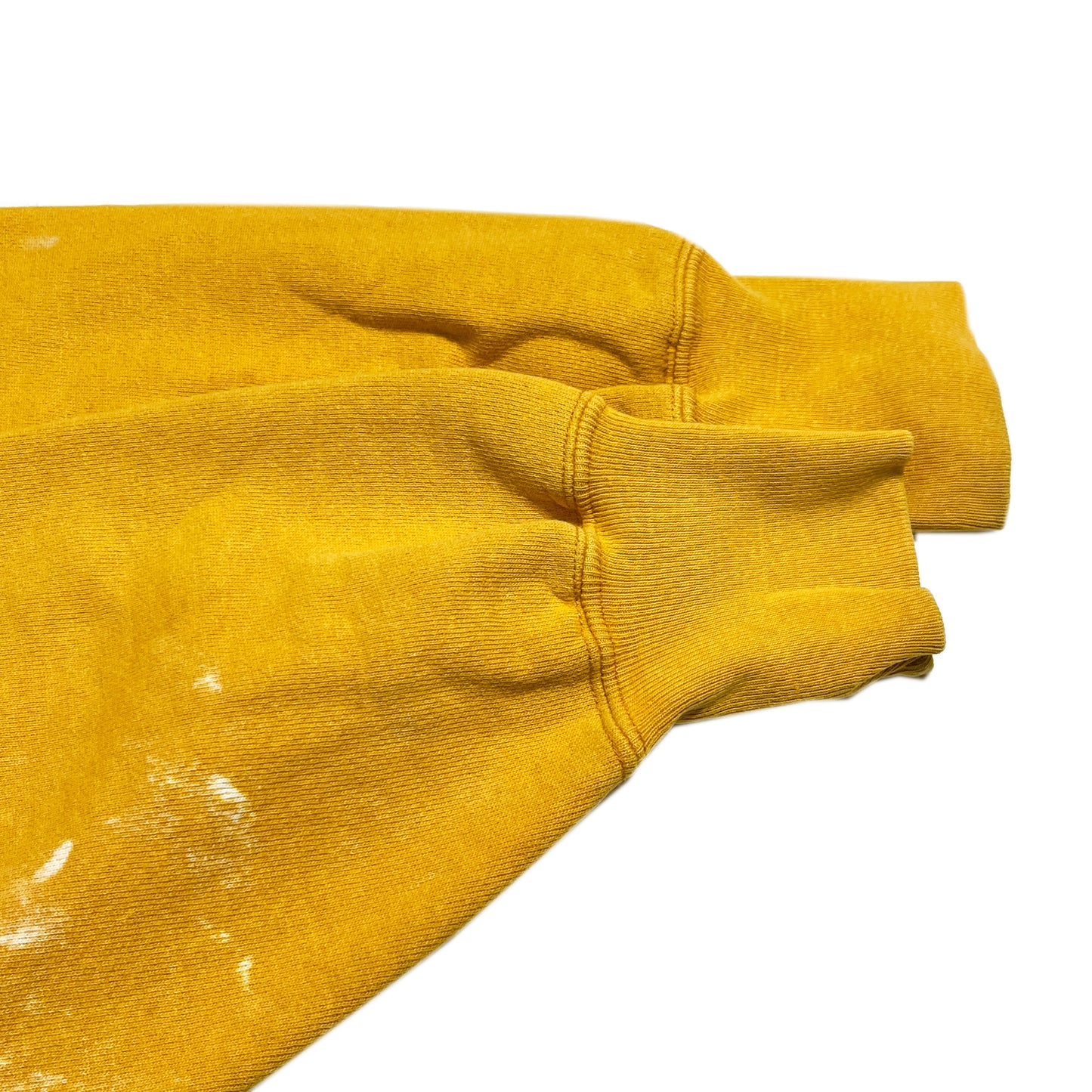 80's Champion R/W Crew Mustard 目無し Size (L)