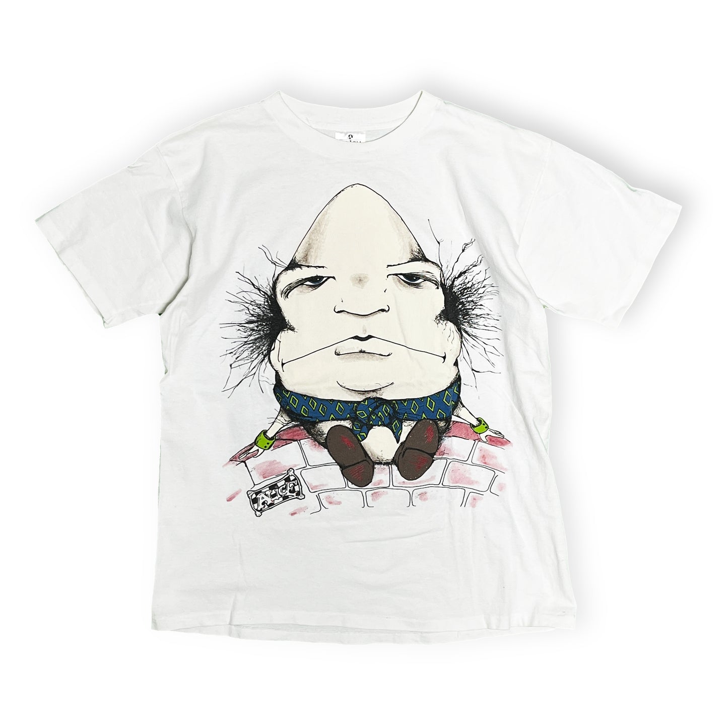 90's ANDAZIA 不思議の国のアリス "Humpty Dumpty" T Size (L)