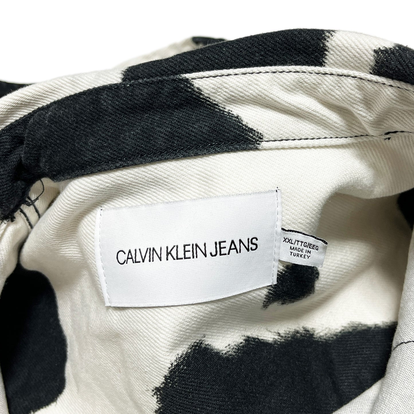 10's Calvin Klein Jeans Holstein Pattern L/S SH Size (XXL)