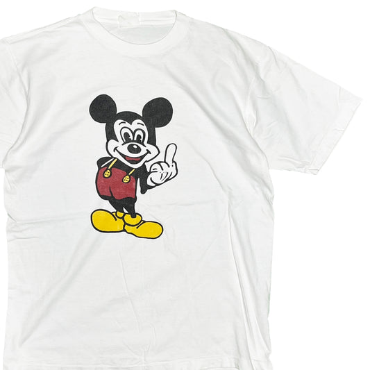80's〜 Unknown Mickey Bootleg T Size (L-XL)位 レア!
