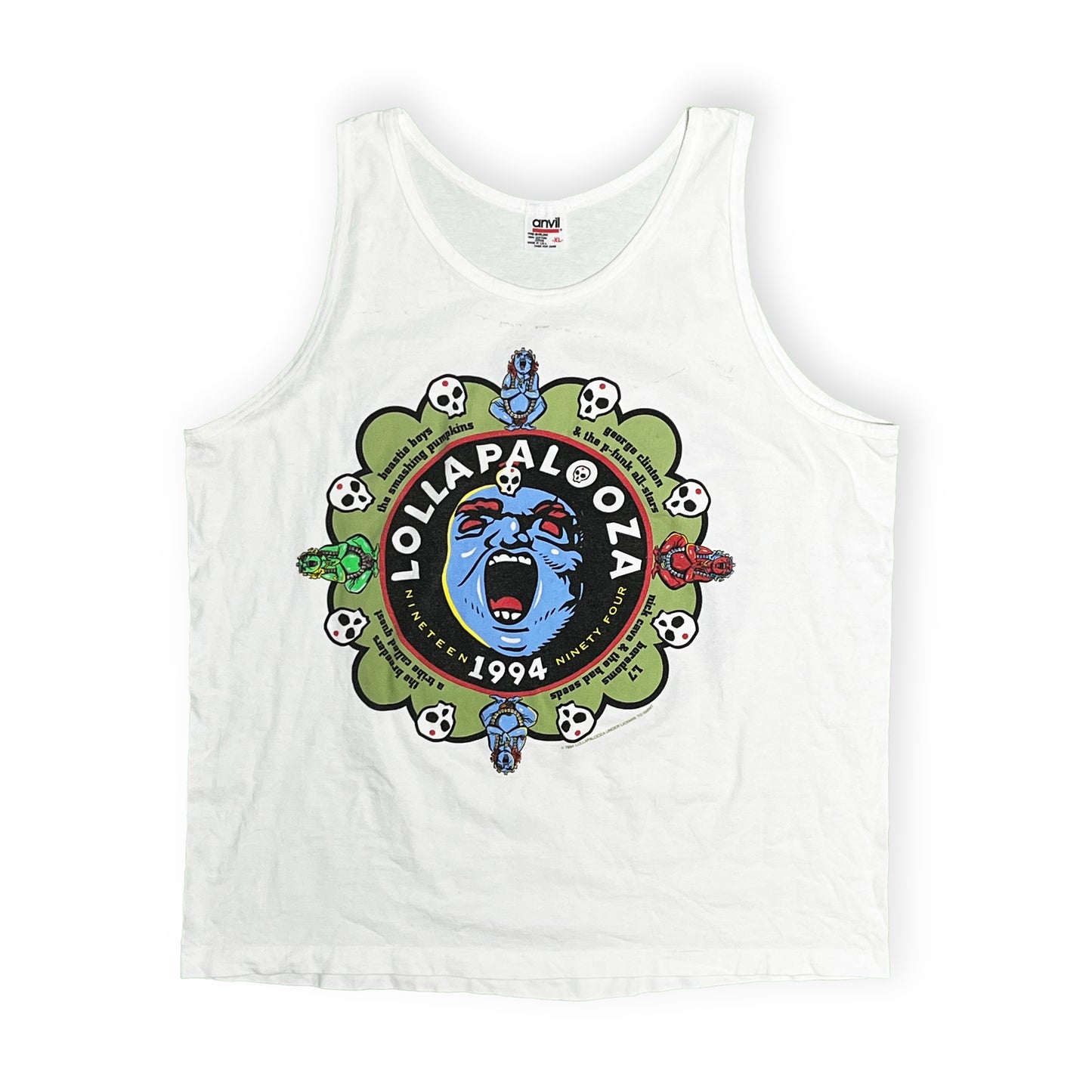 90's anvil Lollapalooza Tank Top Size (XL)