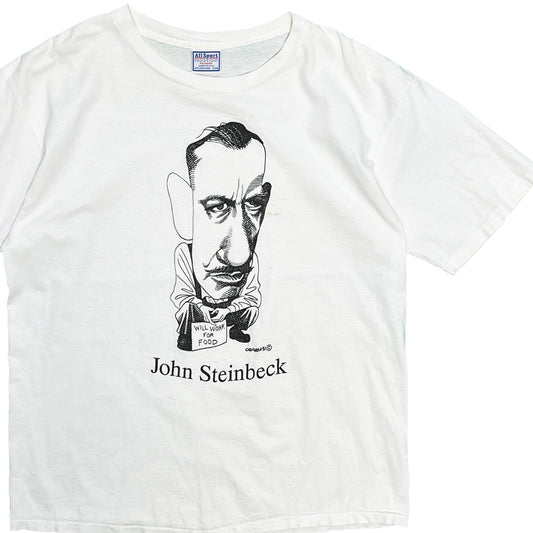 90's AllSports Largely Literary Series "John Steinbeck" T Size (XL)