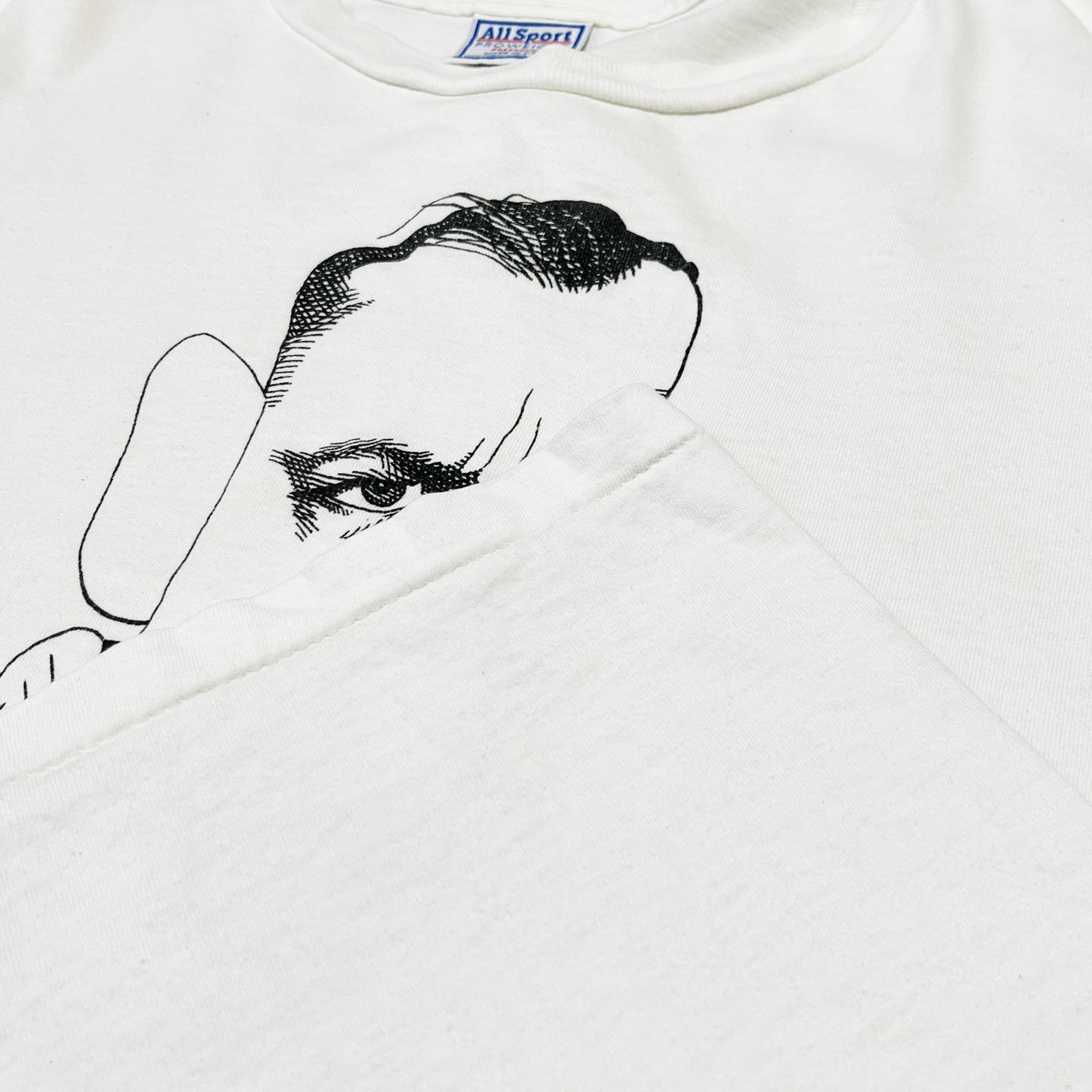 90's AllSports Largely Literary Series "John Steinbeck" T Size (XL)