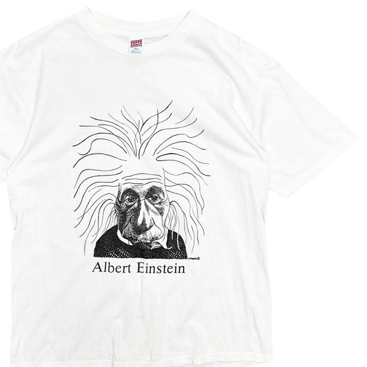 90's SOFFE SHIRTS Largely Literary Series "Albert Einstein" T Size (L)