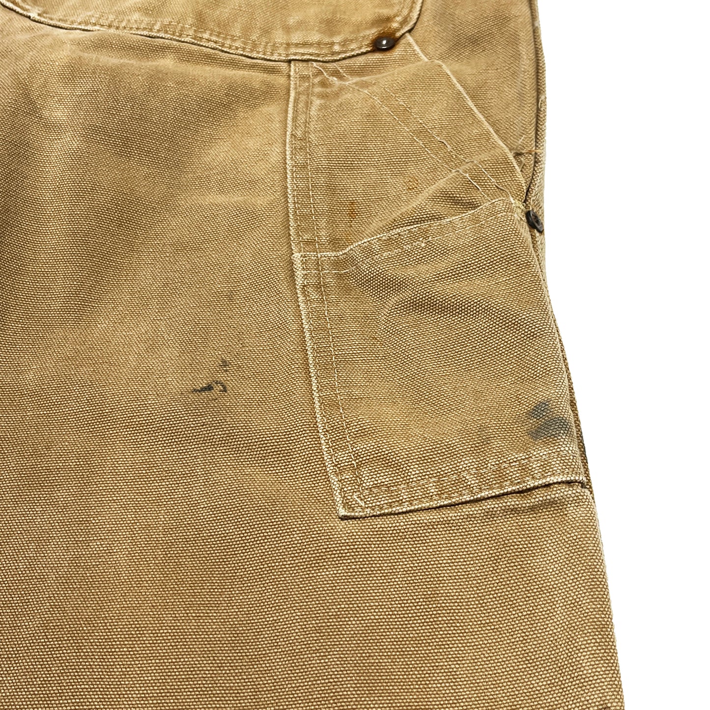 60's〜 Carhartt ダブルニー ダックペインター PT デカCボタン Size (W33.5 L28)位
