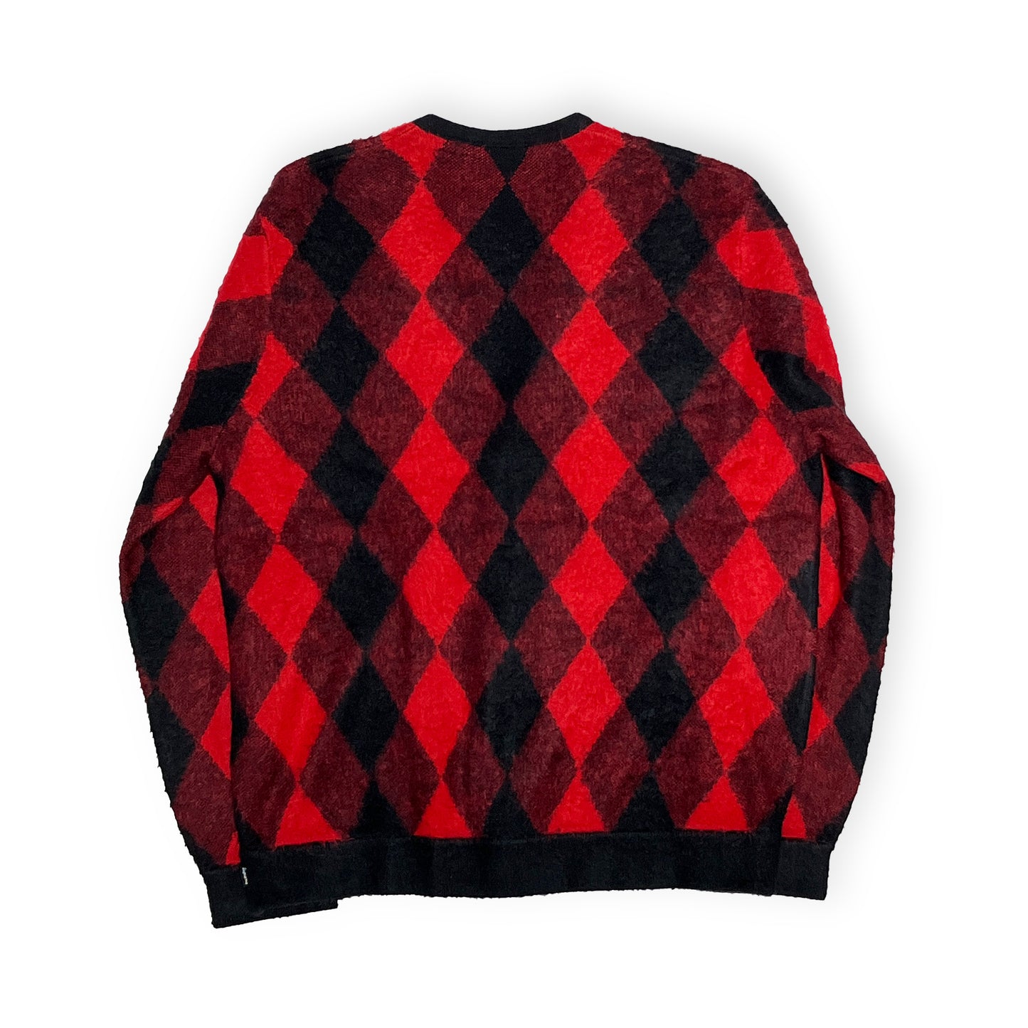 18SS Supreme ACRYLIC Cardigan Argyle Pattern Size (XL)