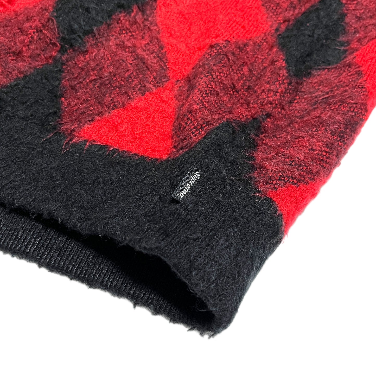 18SS Supreme ACRYLIC Cardigan Argyle Pattern Size (XL)