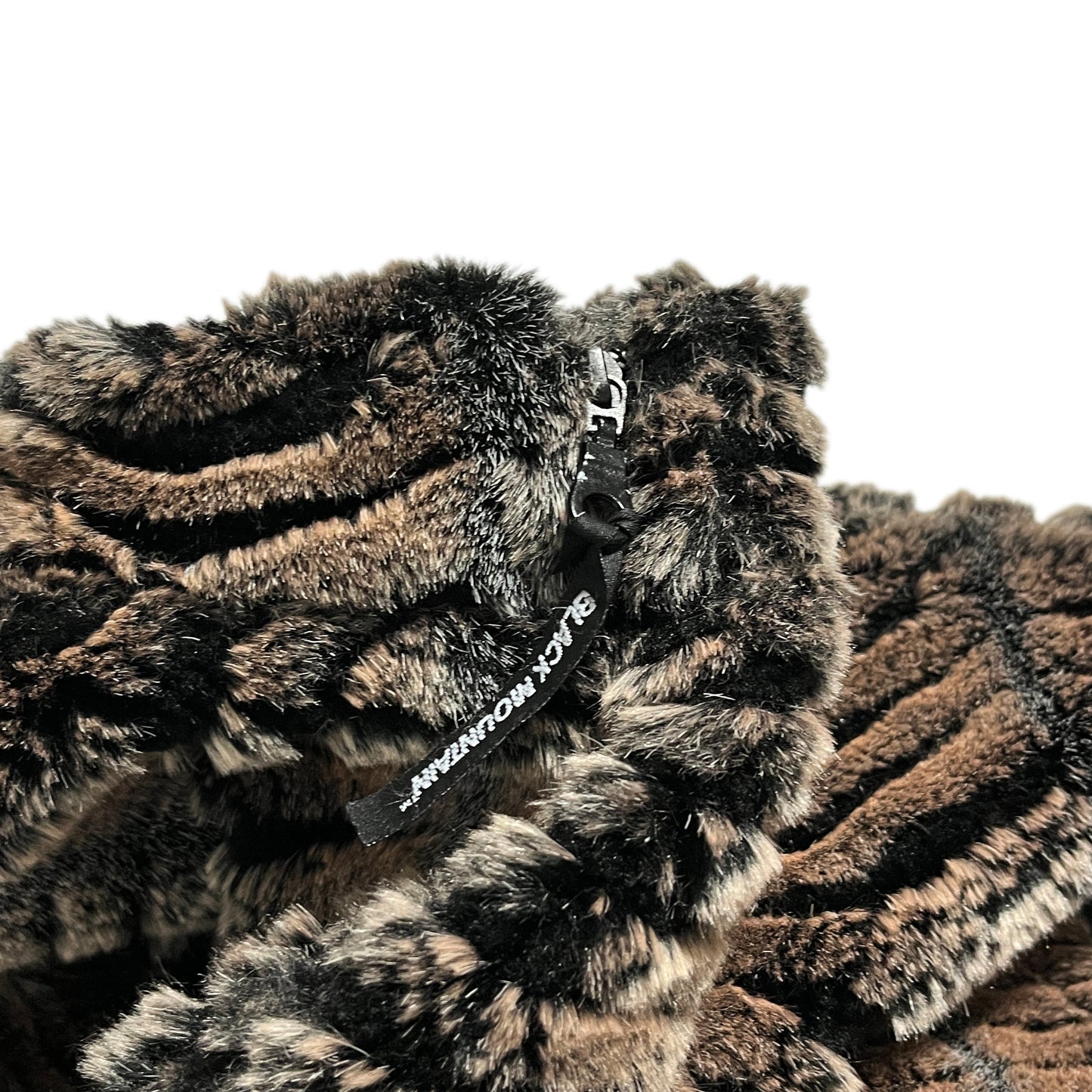 90's Black Mountain Fake Fur Vest Szie (L)