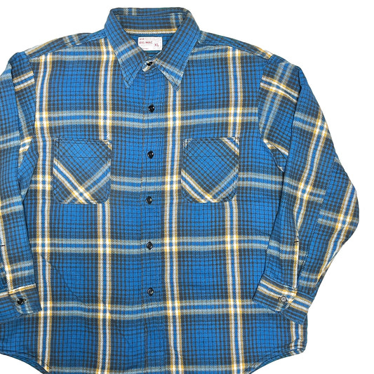 70's BIG MAC 単色タグ Nel SH 好配色チェック Size (XL) ビッグサイズ!