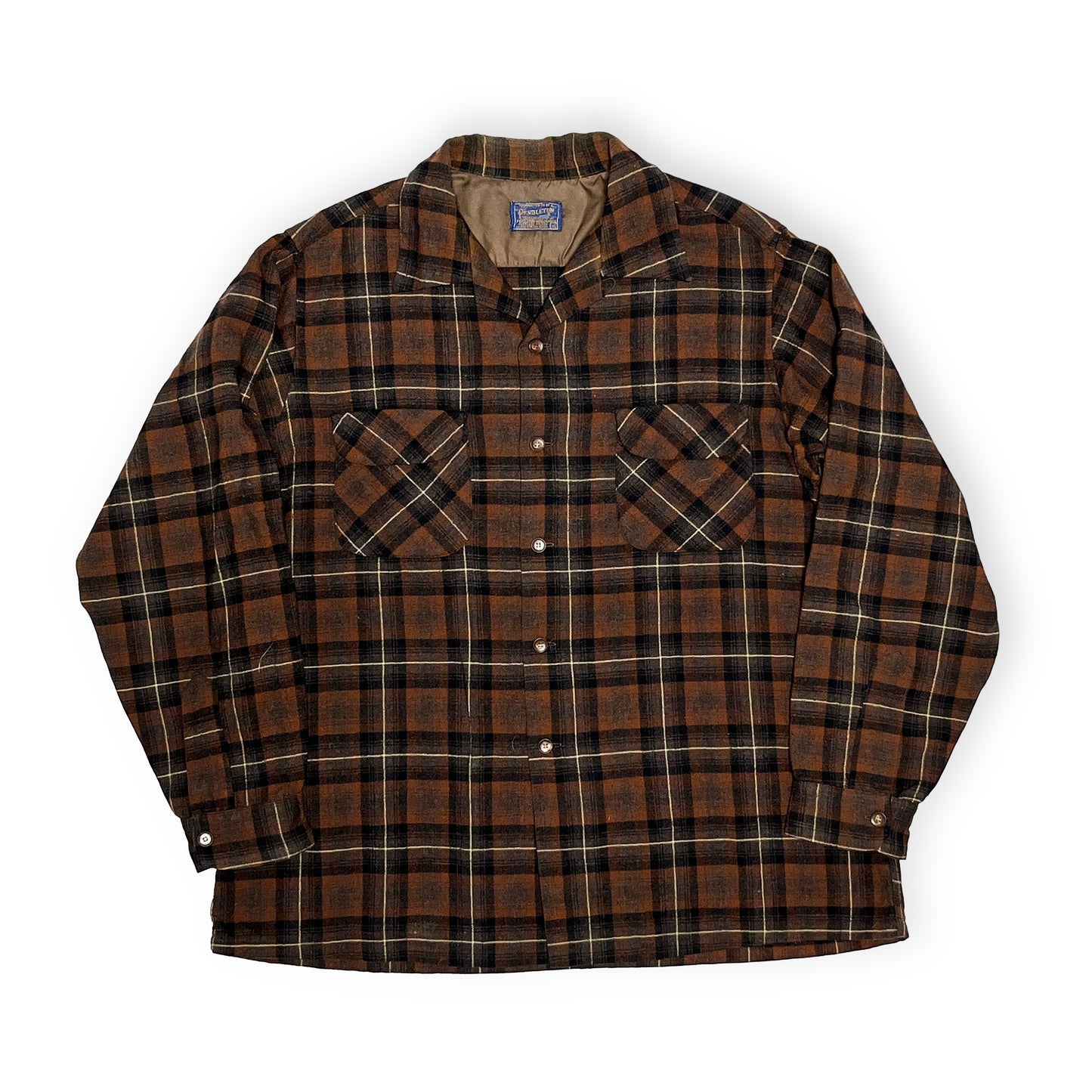 50's Pendolton Wool SH 好配色チェック Size (XL)