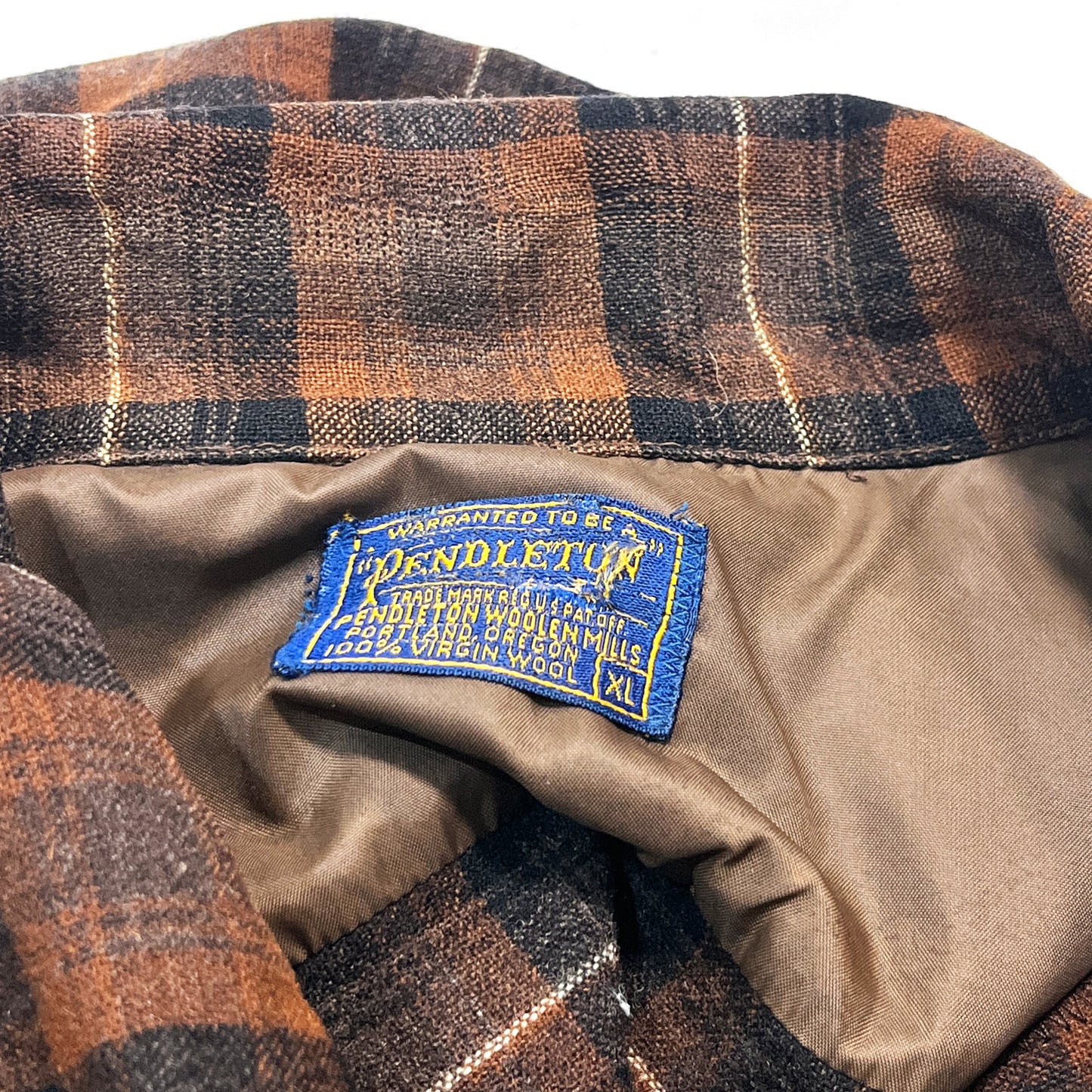50's Pendolton Wool SH 好配色チェック Size (XL)