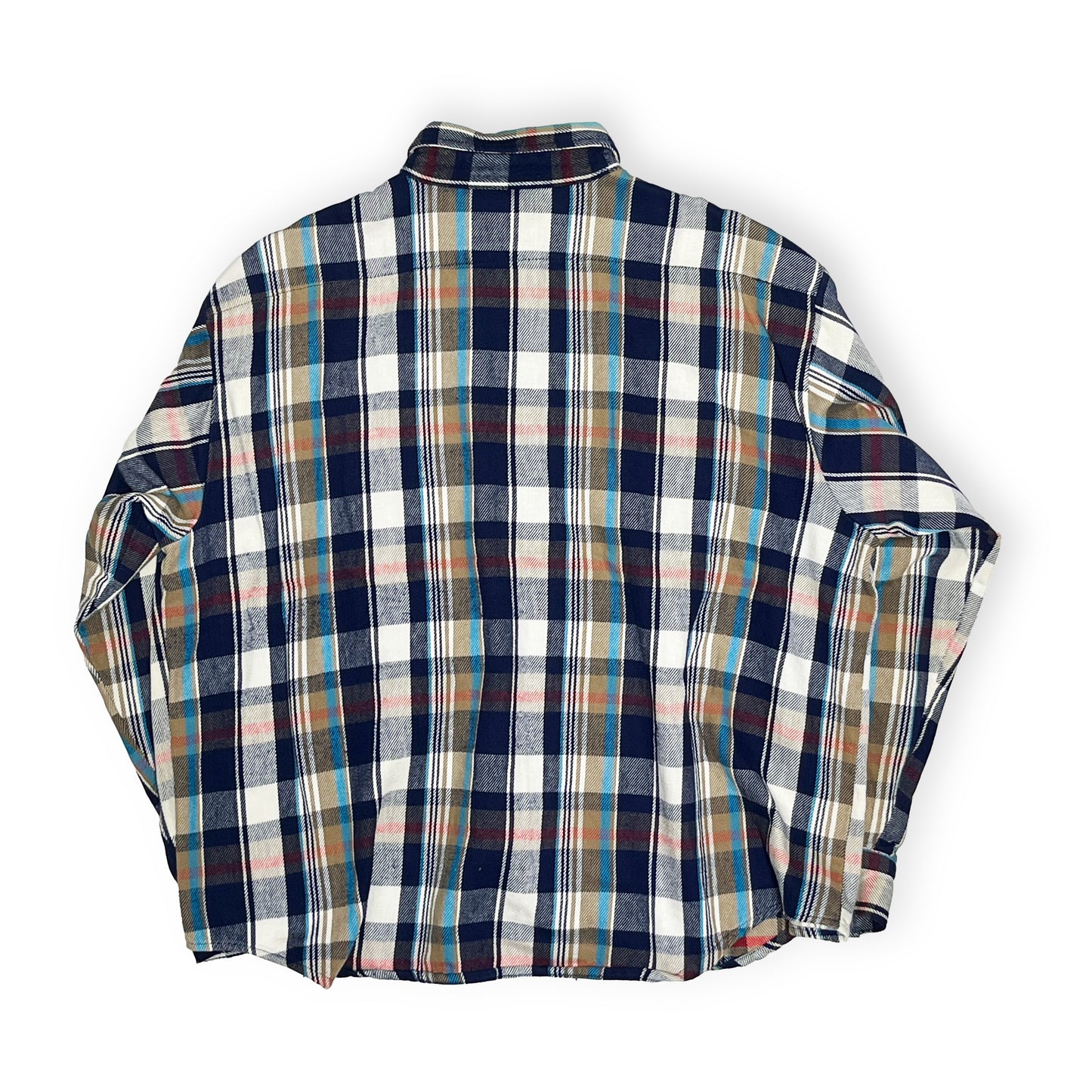 80's FIVEBROTHER Nel SH 好配色チェック Size (2XL) ビッグサイズ!