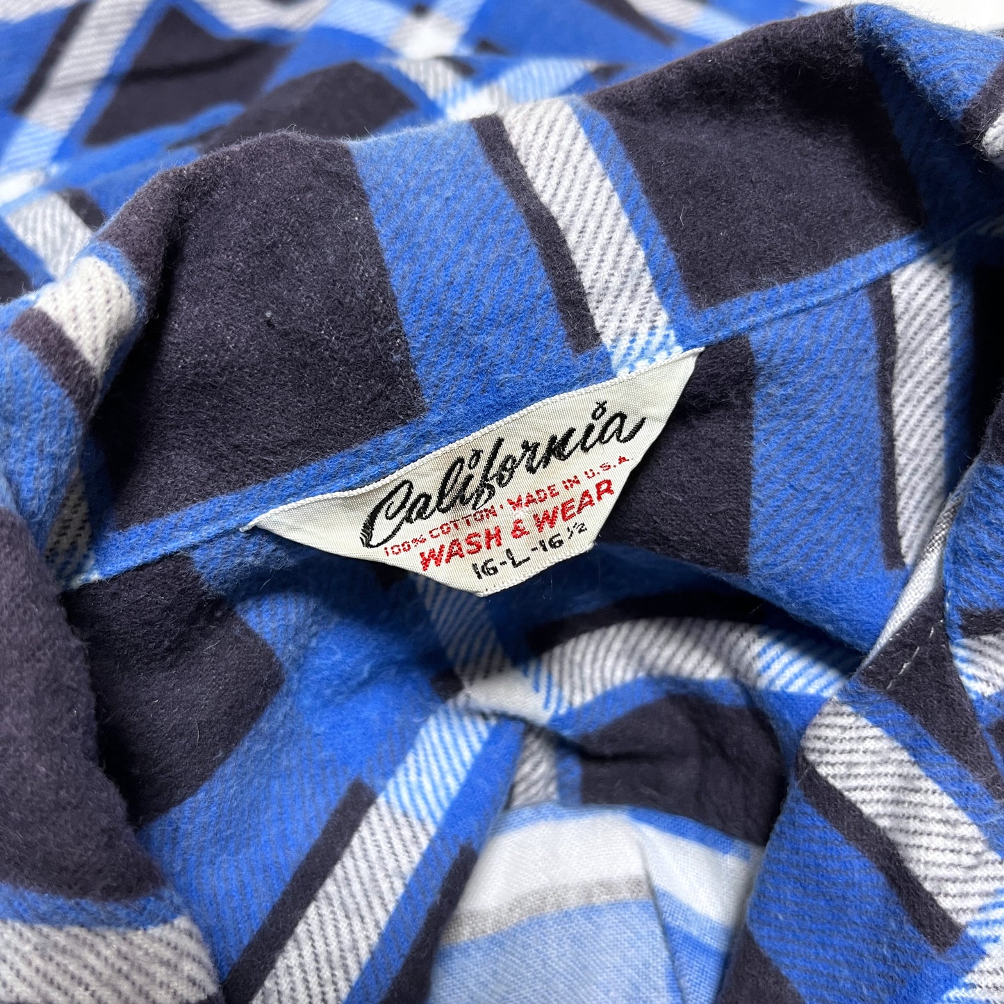 60's California Print Nel SH 好配色パターン Size (L)